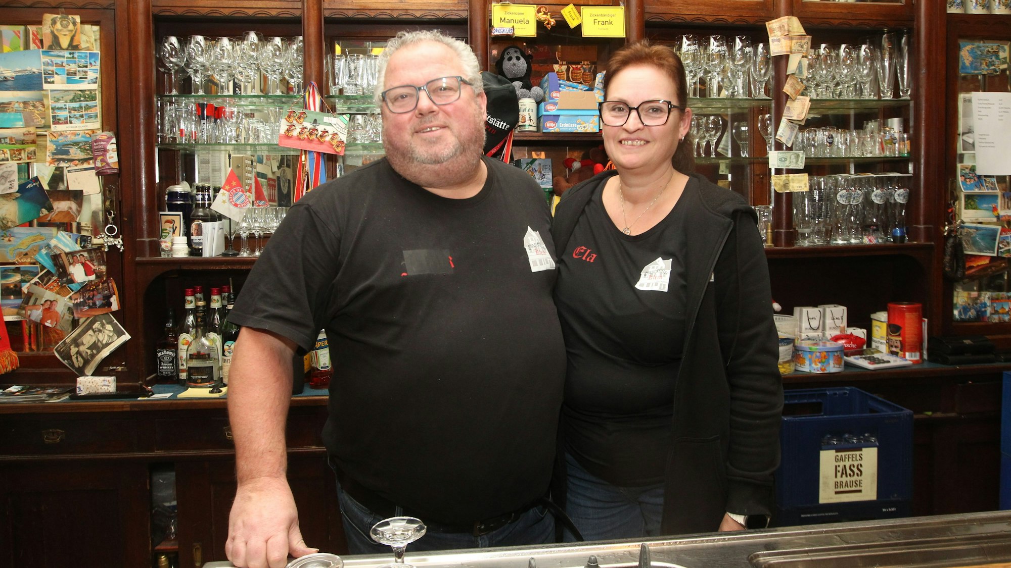 Manuela und Frank Soika sind seit 18 Jahren Pächter der Gaststätte Klein in Troisdorf.