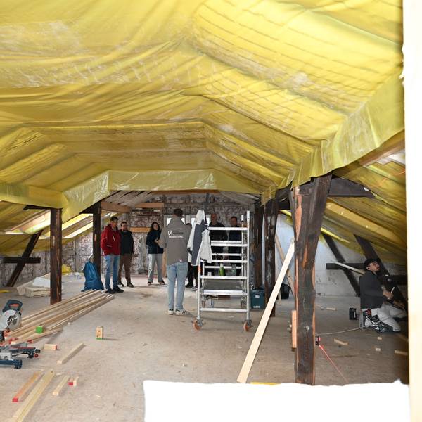 Zu den zahlreichen Projekten, die in der Gemeinde in Arbeit sind, zählt auch der Umbau des alten Ründerother Bahnhofs zu einem Hotel-Restaurant.