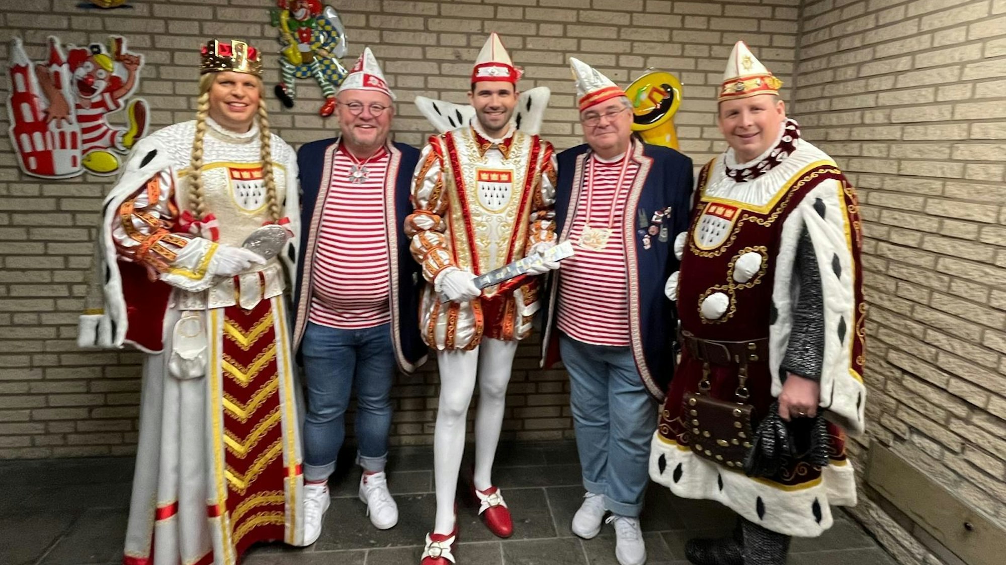 Regelmäßig holt Herbert Radke das Dreigestirn zu seinen Veranstaltungen.