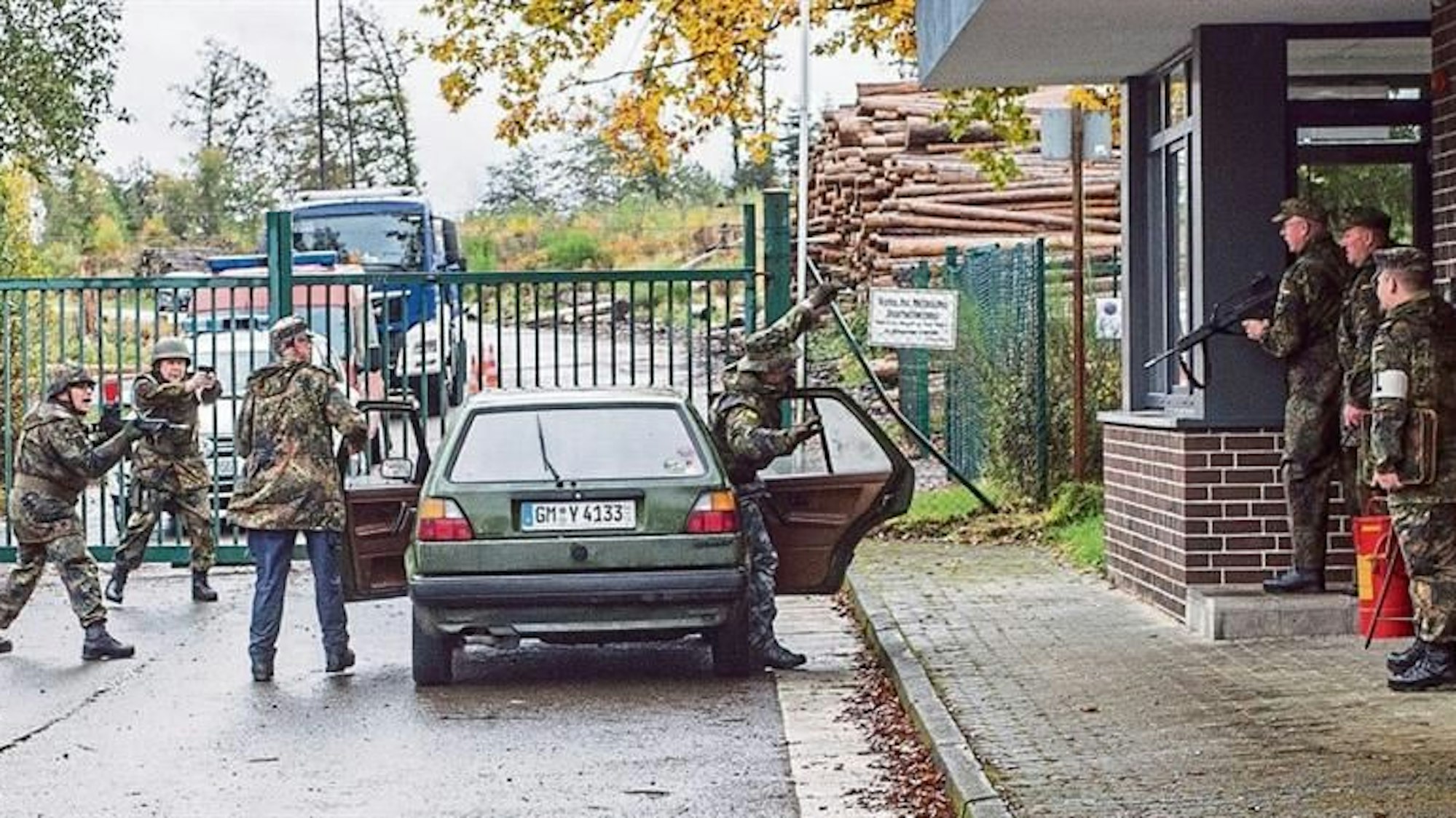 Das Foto entstand im Oktober 2023 bei einer zivil-militärischen Übung im Oberbergischen Kreis.