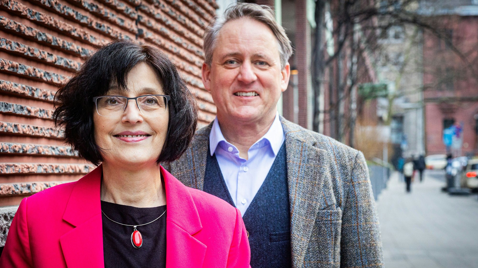 Claudia Walther und Andre Schirmer, Vorsitzende der Kölner SPD.