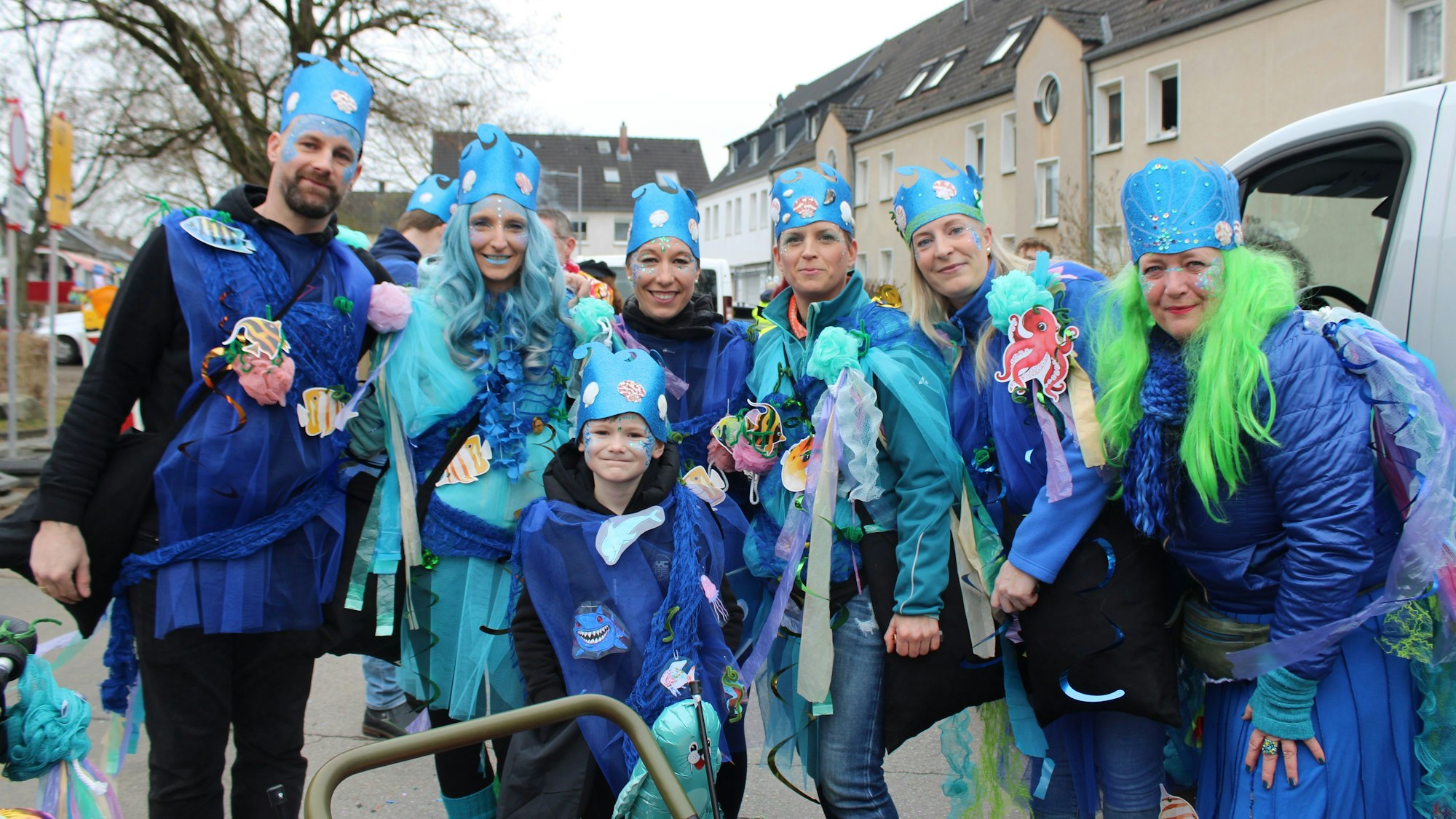 Der Brückberger Veedelszoch als erster Karnevalszug im Rhein-Sieg-Kreis: Die Kita PänzHuus e.V.