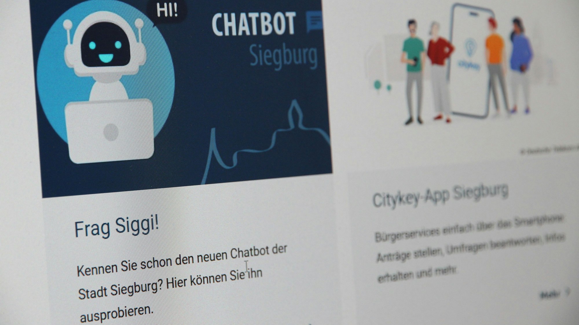 Siggi, der Chatbot der Siegburger Stadtverwaltung