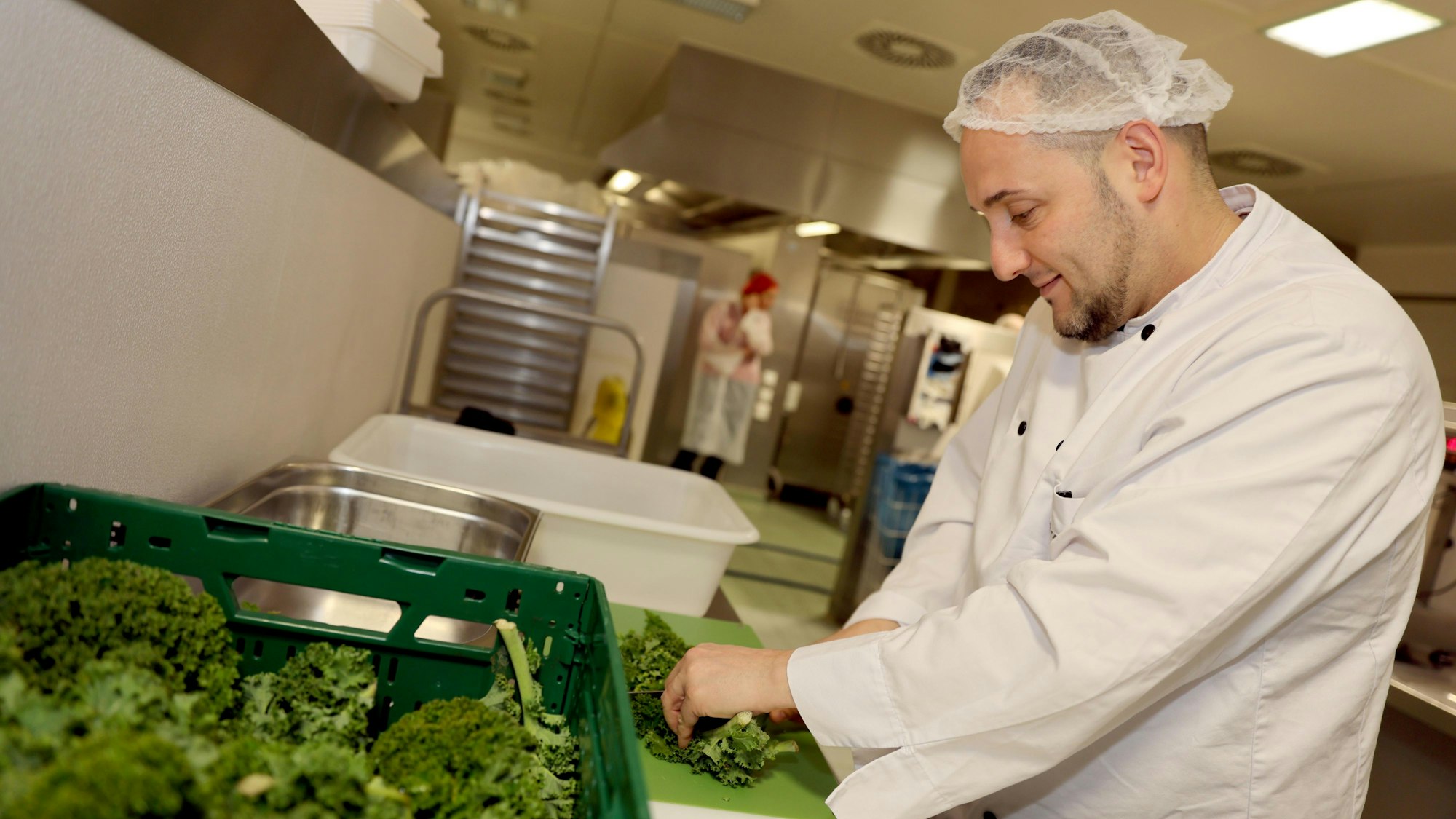 Heute gibt es gesunden Grünkohl - aber manchmal auch Pfannkuchen oder Pizza.