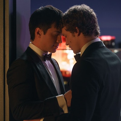 „Heated Rivalry“ mit Hudson Williams als Shane und Connor Storrie als Ilya.