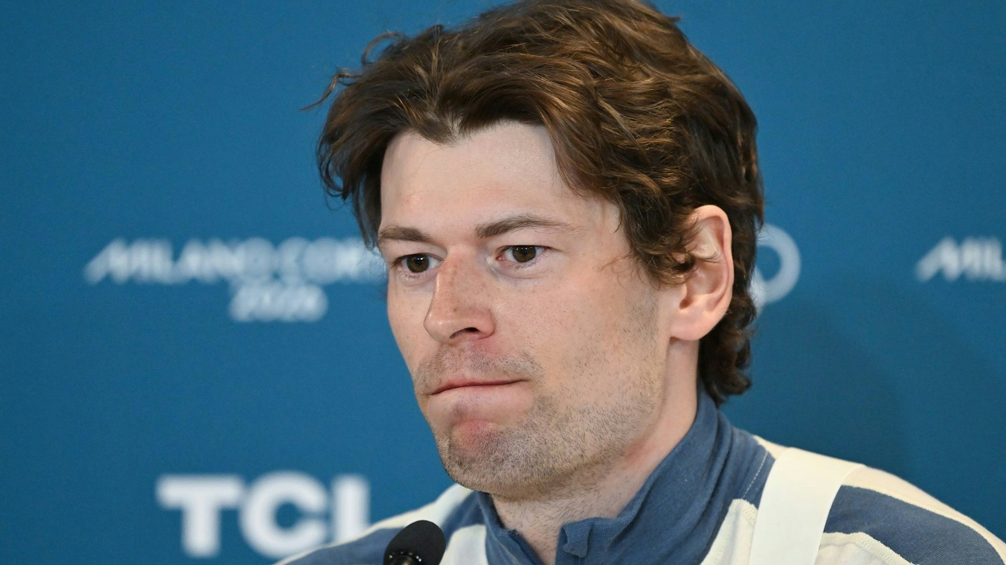 Leagreid musste auch bei der Pressekonferenz Fragen zu seinem Geständnis beantworten.