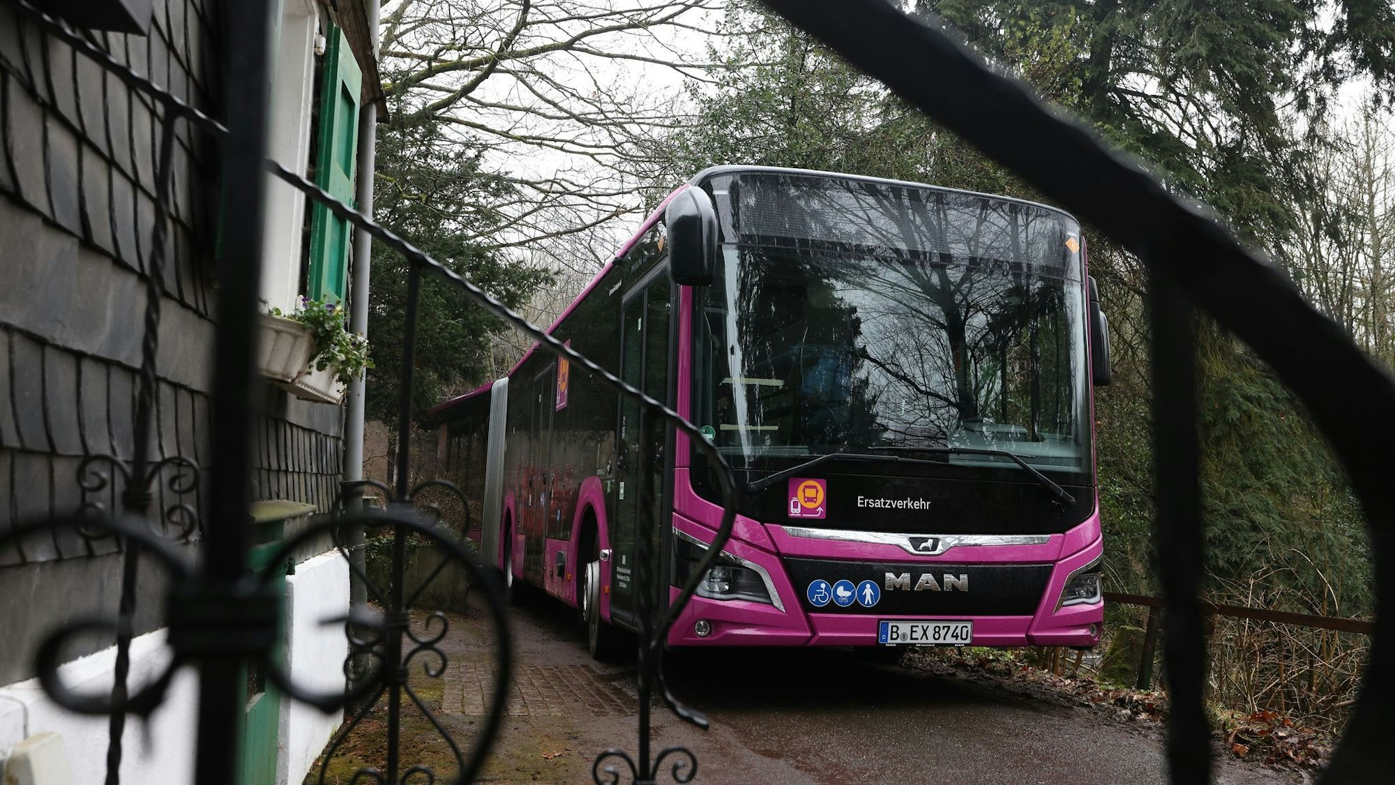 Nur der Fahrer war an Bord.