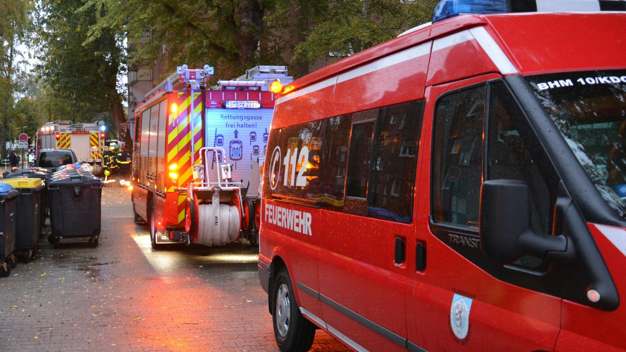 Die Feuerwehr Bergheim konnte einen Kellerbrand schnell löschen. Das Foto stammt von einem früheren Einsatz.