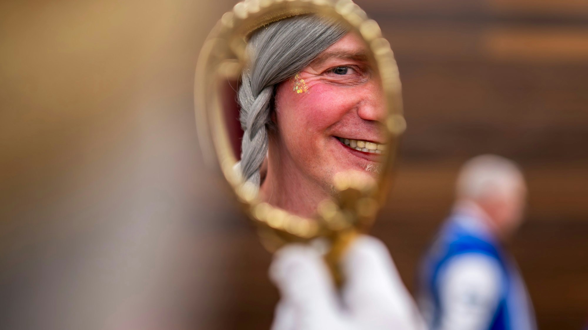 Das Bild zeigt Jungfrau Adrien I. (Andreas Breuer) von den Süetenicher Schlipse.