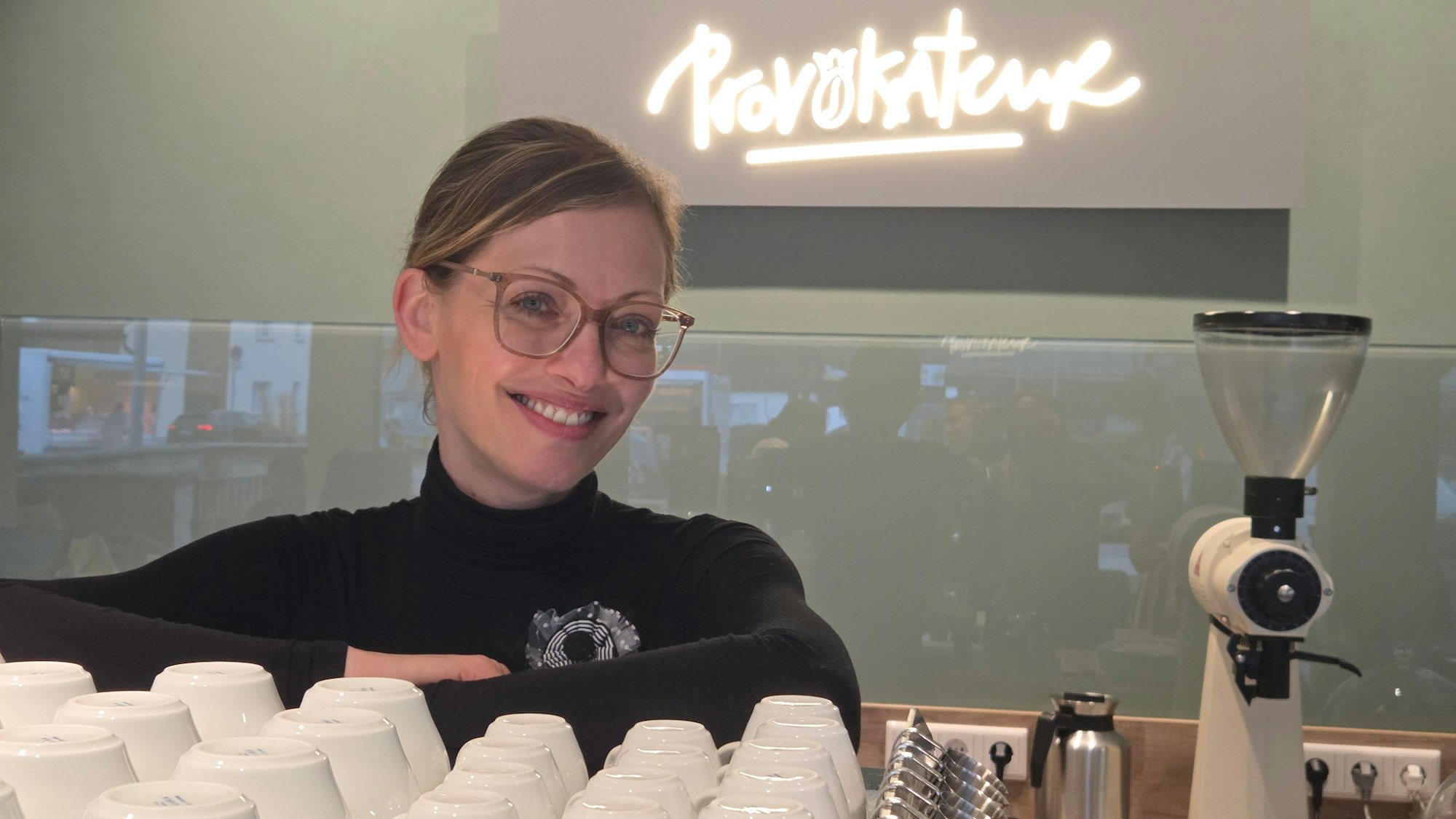 Martina Brandau betreibt zusammen mit ihrem Mann Sven Brandau die Rösterei und das Café.