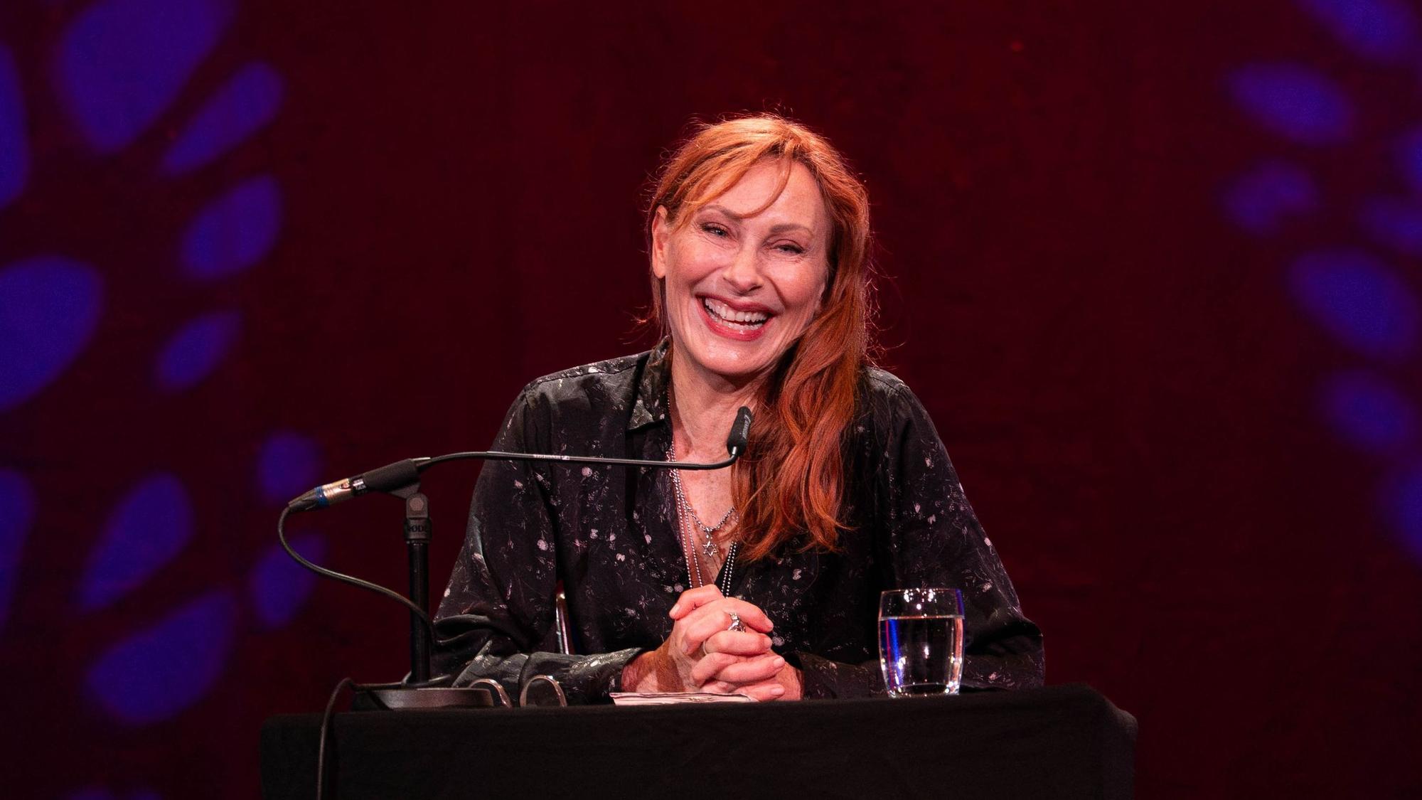 Andrea Sawatzki bei der Lesung in der Volksbühne am Rudolfplatz