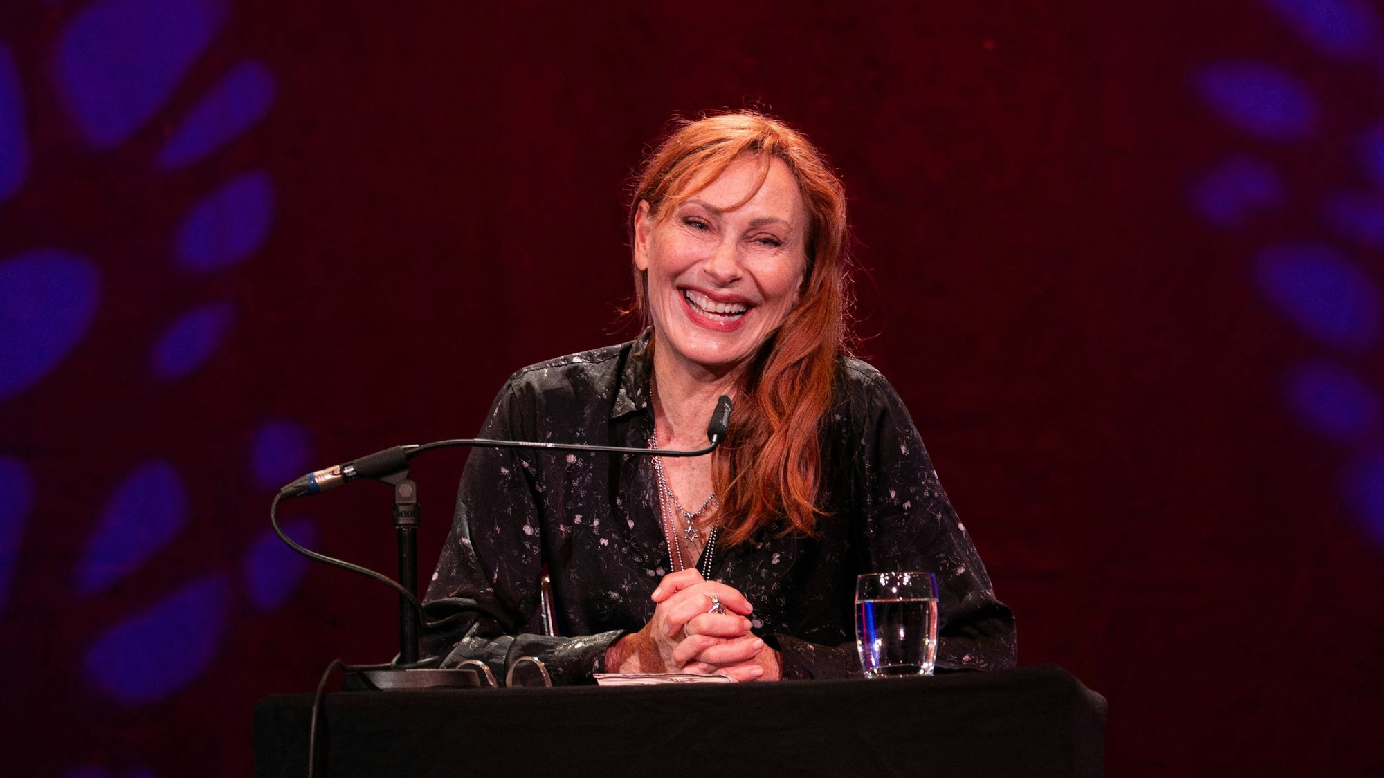 Andrea Sawatzki bei der Lesung in der Volksbühne am Rudolfplatz