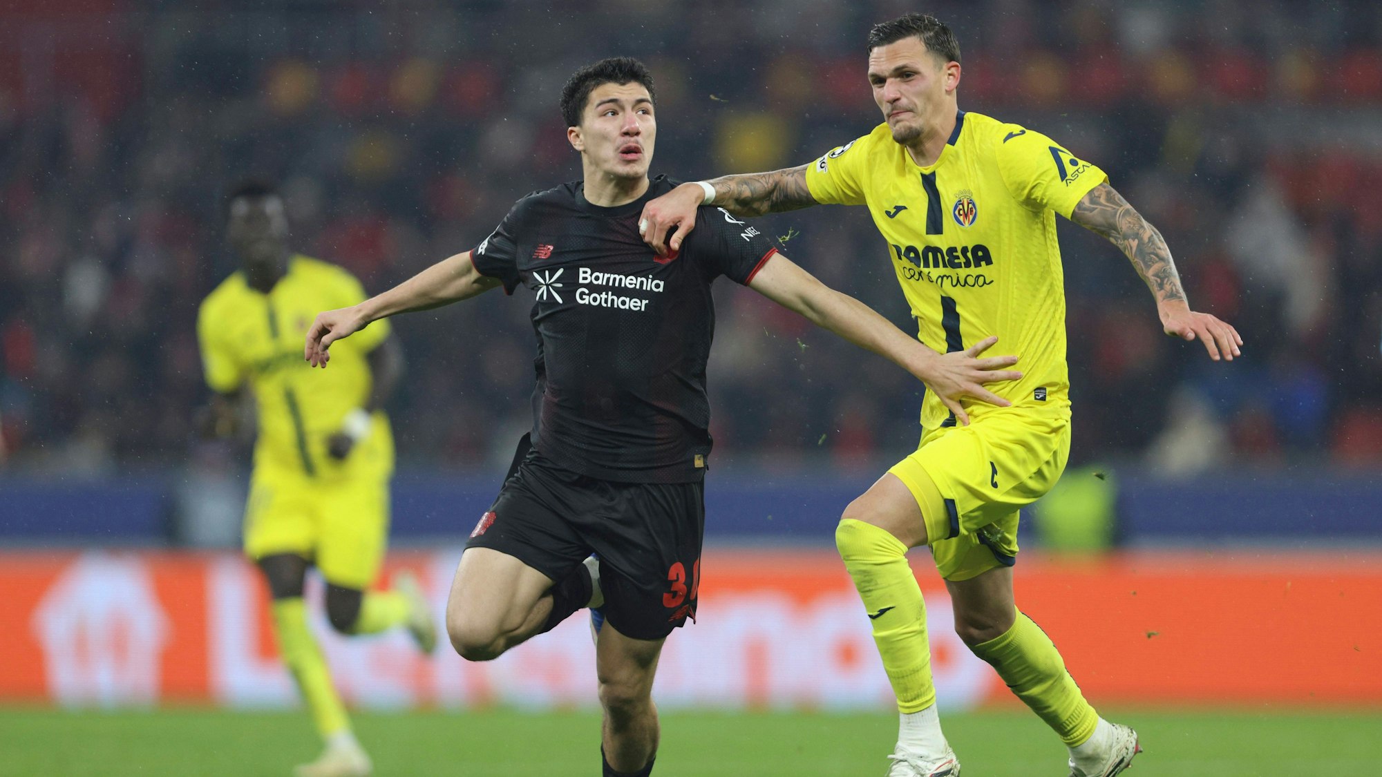 IIbrahim Maza bei seinem letzten Einsatz in der Champions League gegen FC Villarreal.