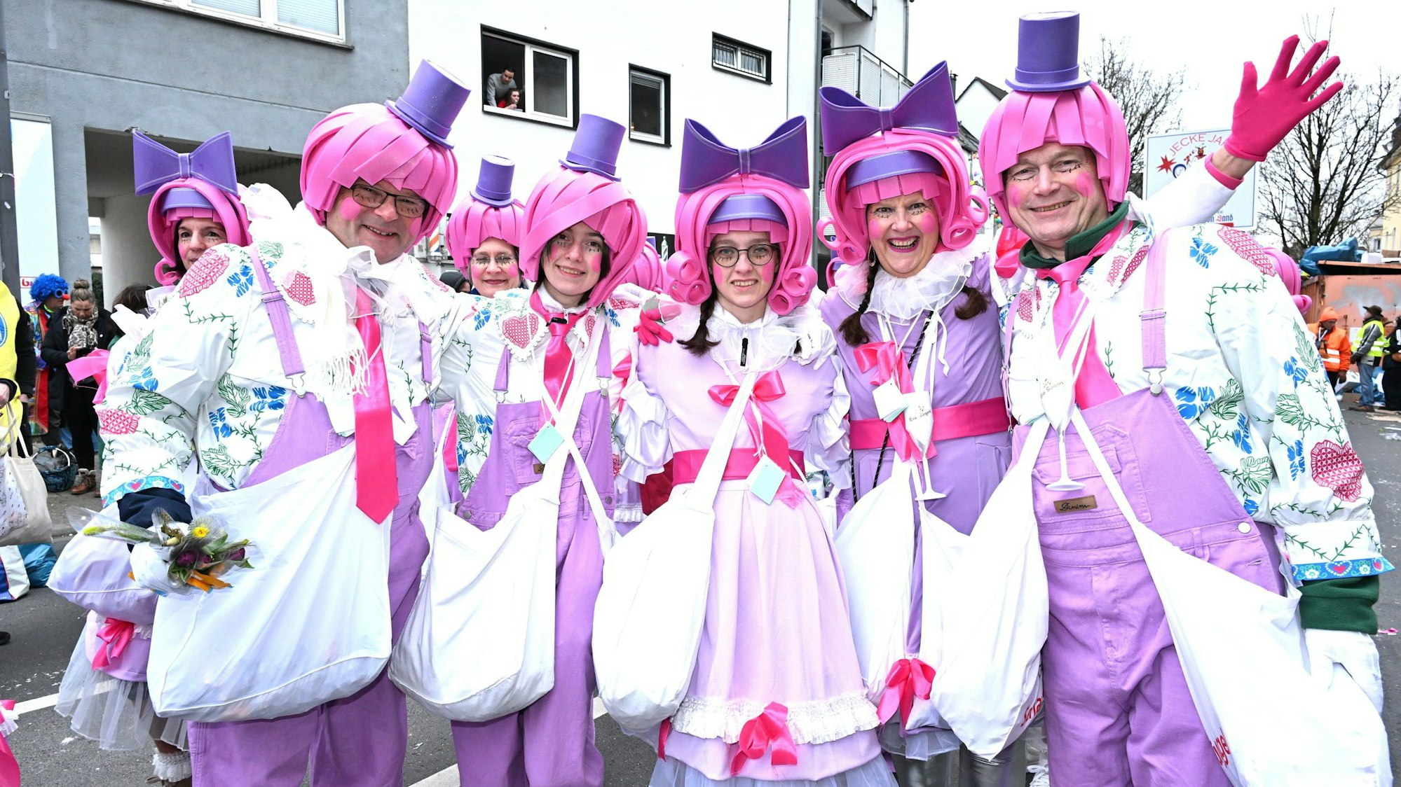 Die „Eric Singers“ belegten einen der dritten Plätze bei den Fußgruppen.