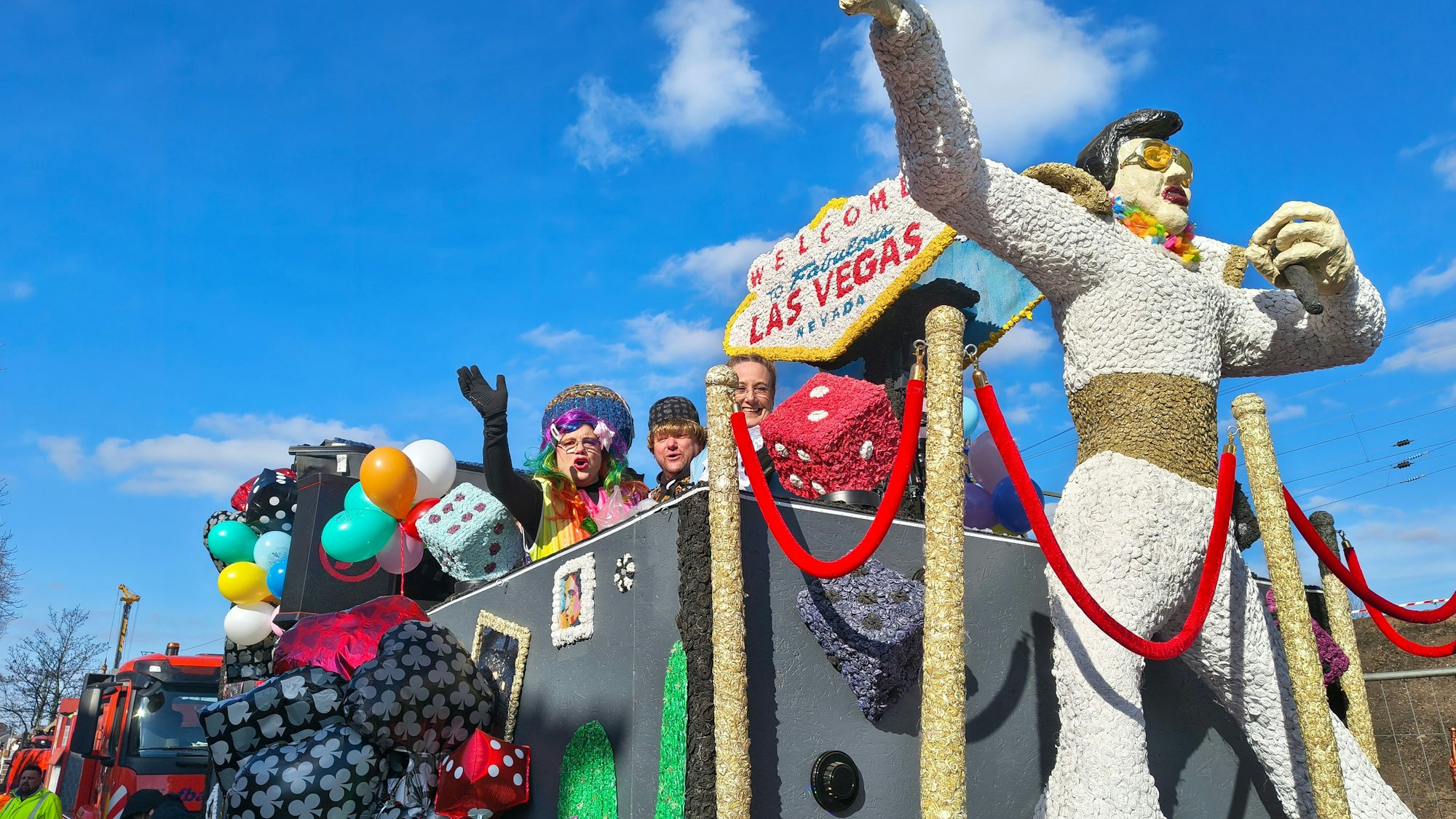 Troisdorfer Zug am Tulpensonntag: Familie Schönborn feiert in Las Vegas