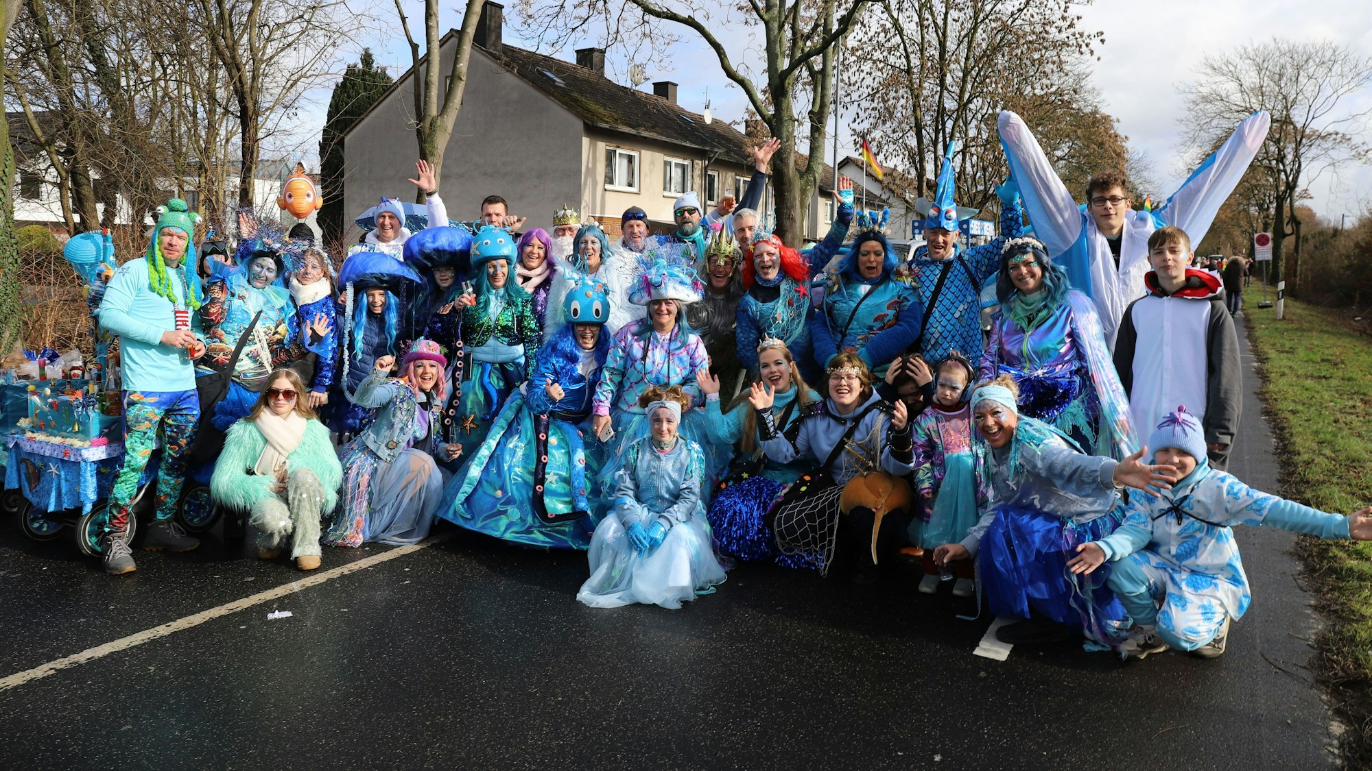 Die Dörflis brachten einen Ozean der guten Laune mit.