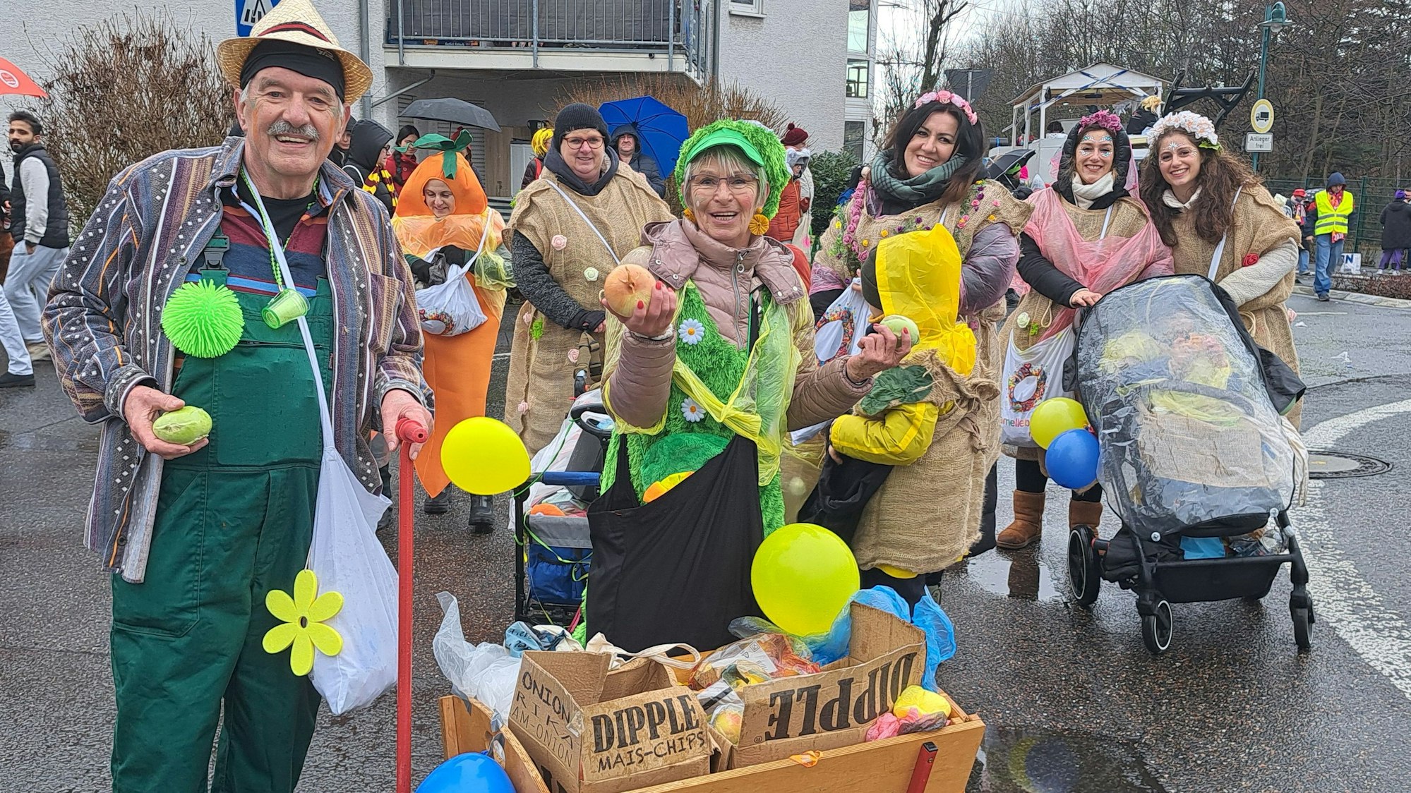 Gesundes Gemüse statt Kamelle: Die Gärtnerinnen und Gärtner des Kleingartenvereins Niederkassel.