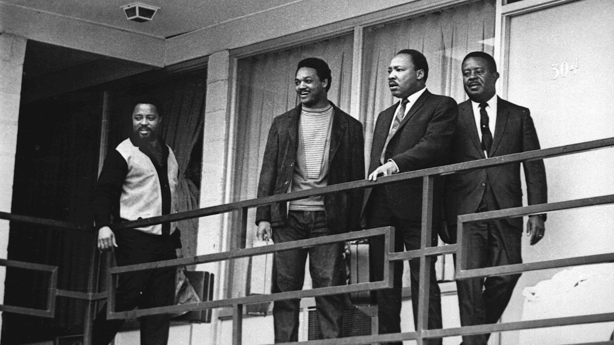 Jesse Jackson 1968 mit Martin Luther King. (Archivbild)