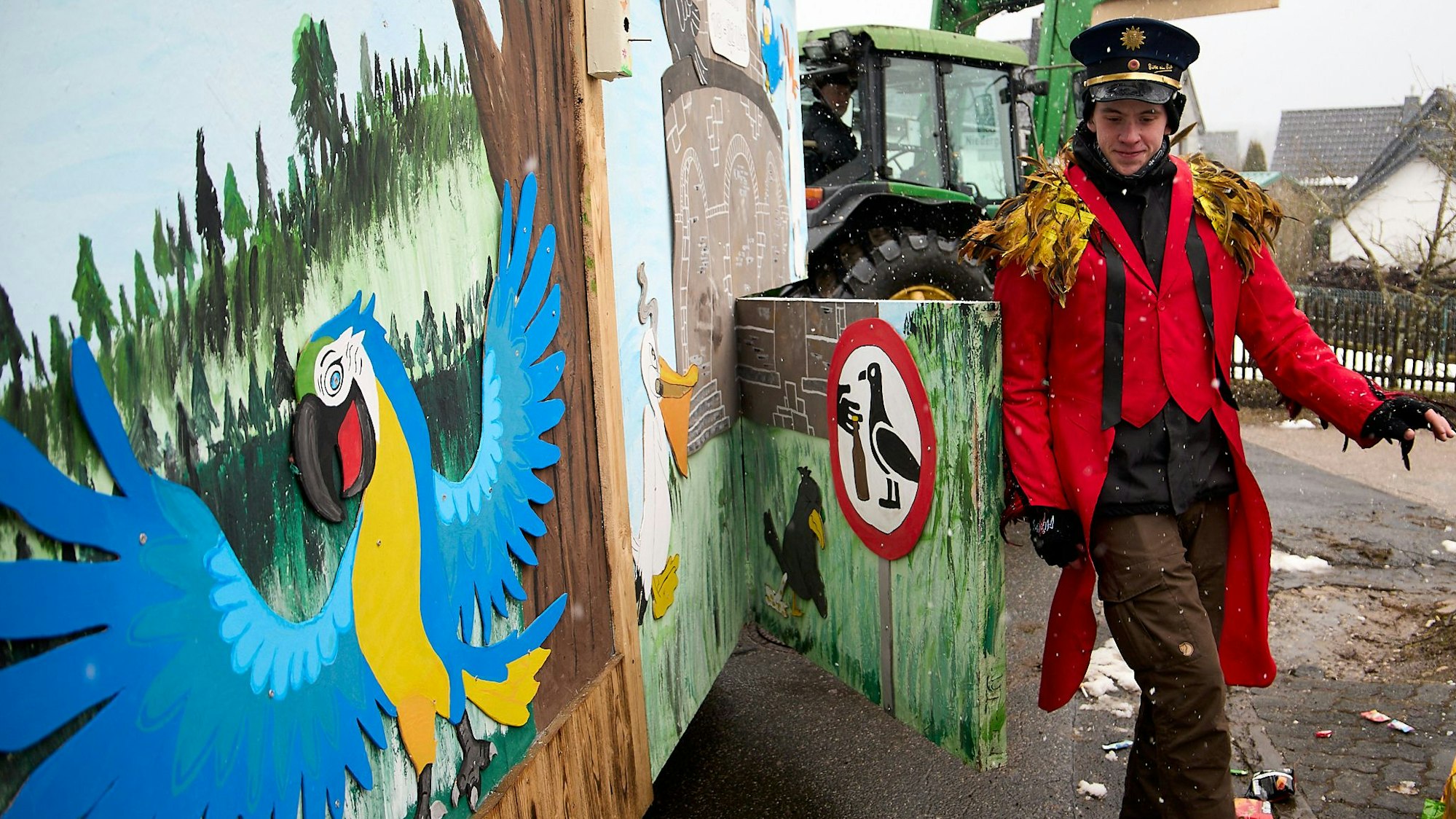 Die Hecken-Klappe ist in der Todeskurve an den Wagen erforderlich.