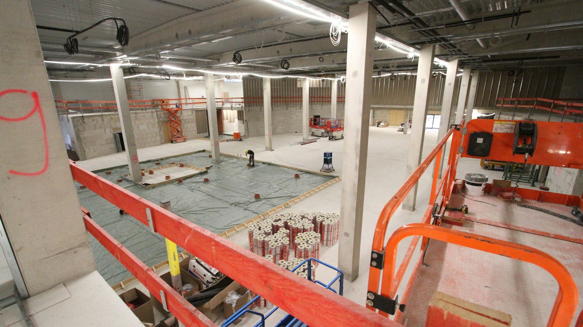 Baustelle für die neue Merkur-Spielbank in Siegburg-Zange