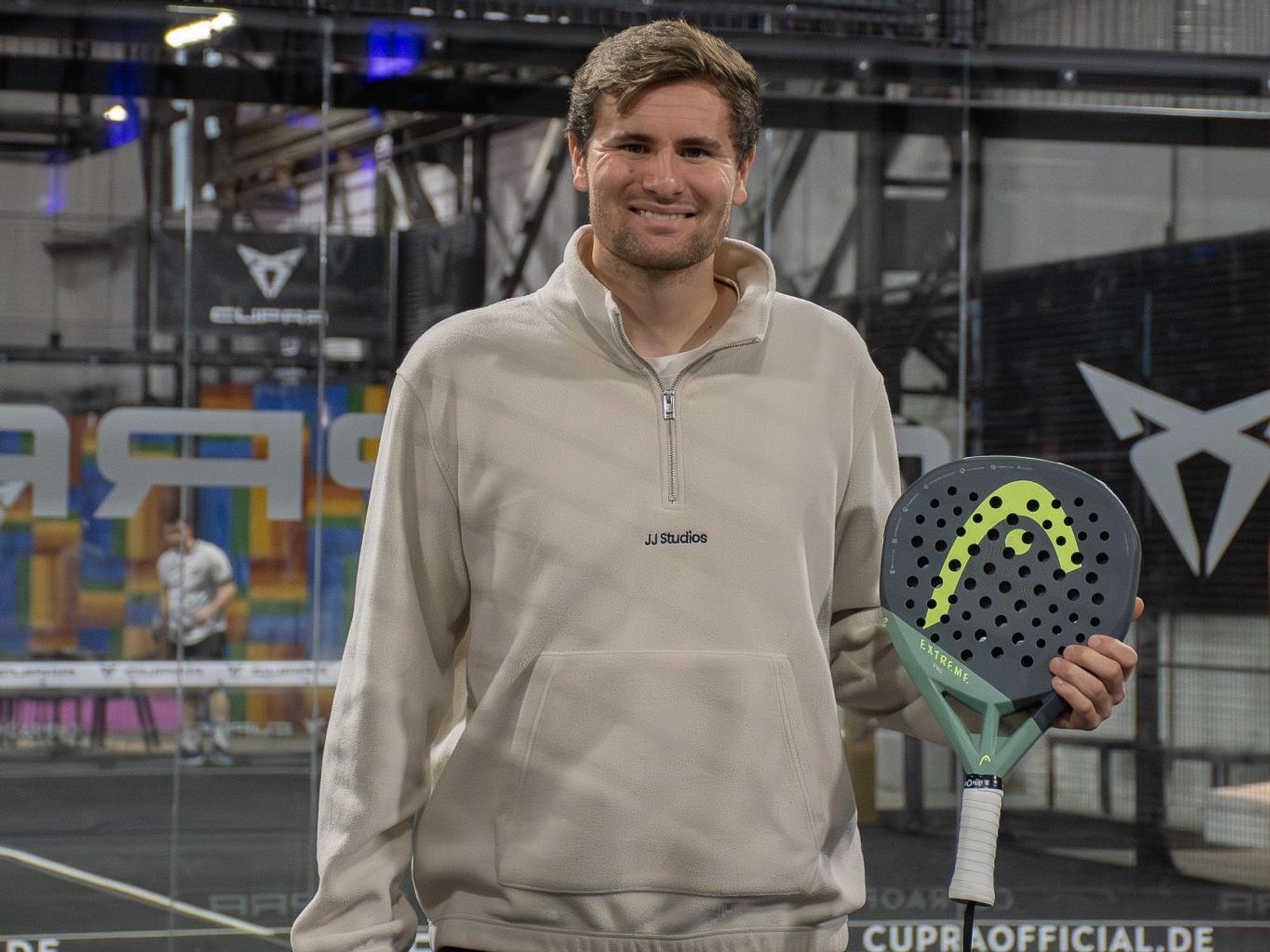 Nick Merten ist die deutsche Nummer eins im Padel.