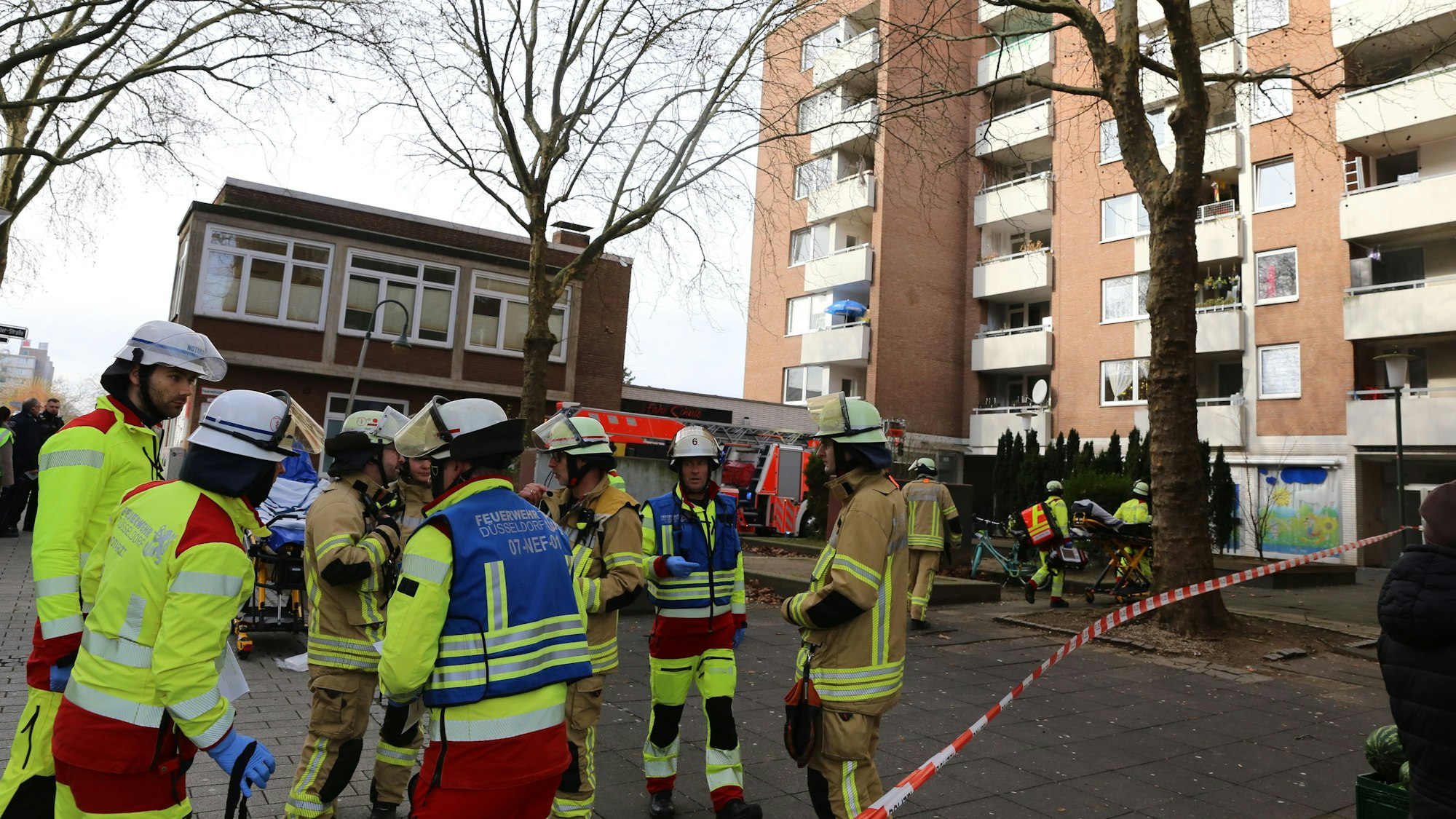 Die Feuerwehr war am Mittwoch (18. Februar) in Düsseldorf im Einsatz.