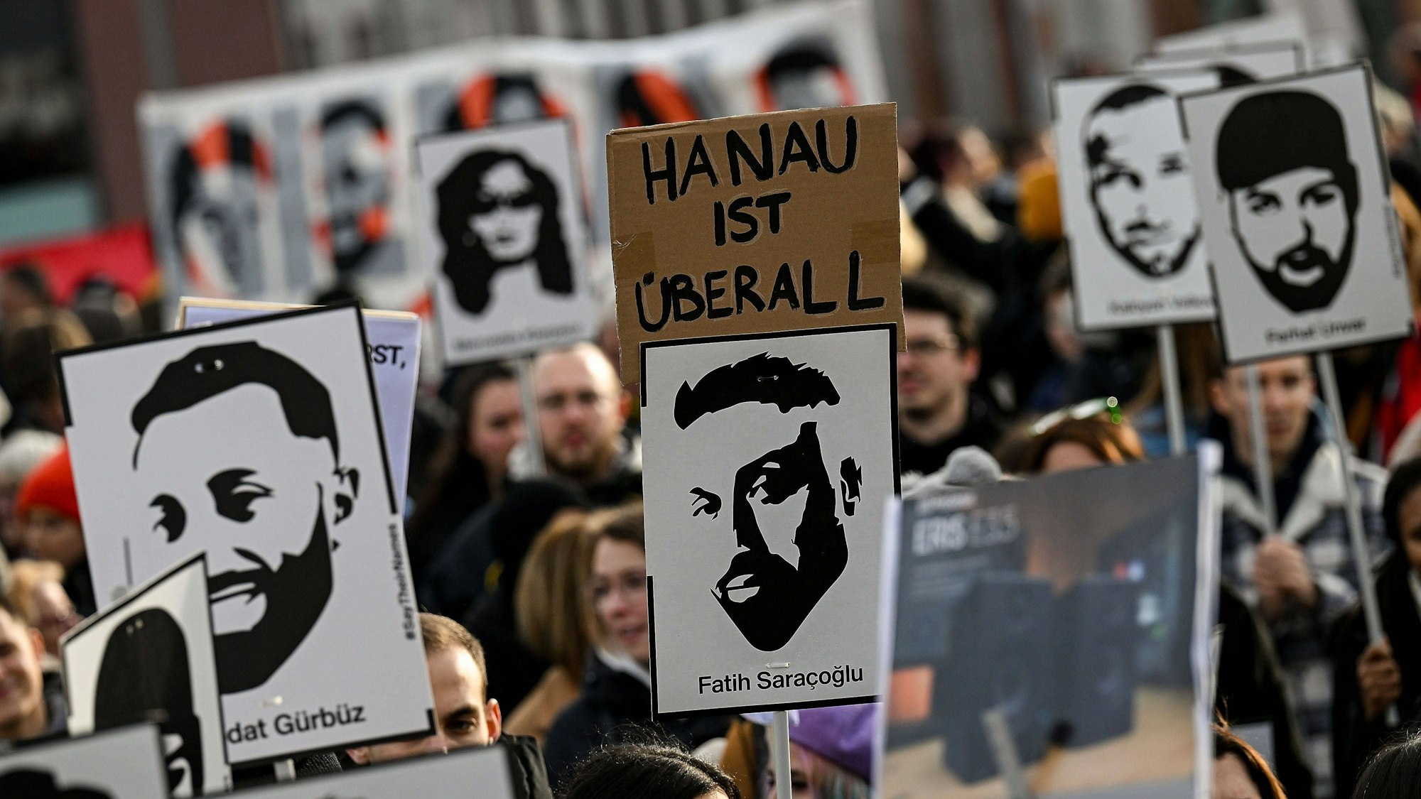 Gedenkveranstaltung für die Opfer von Hanau (Archivbild von 2023)