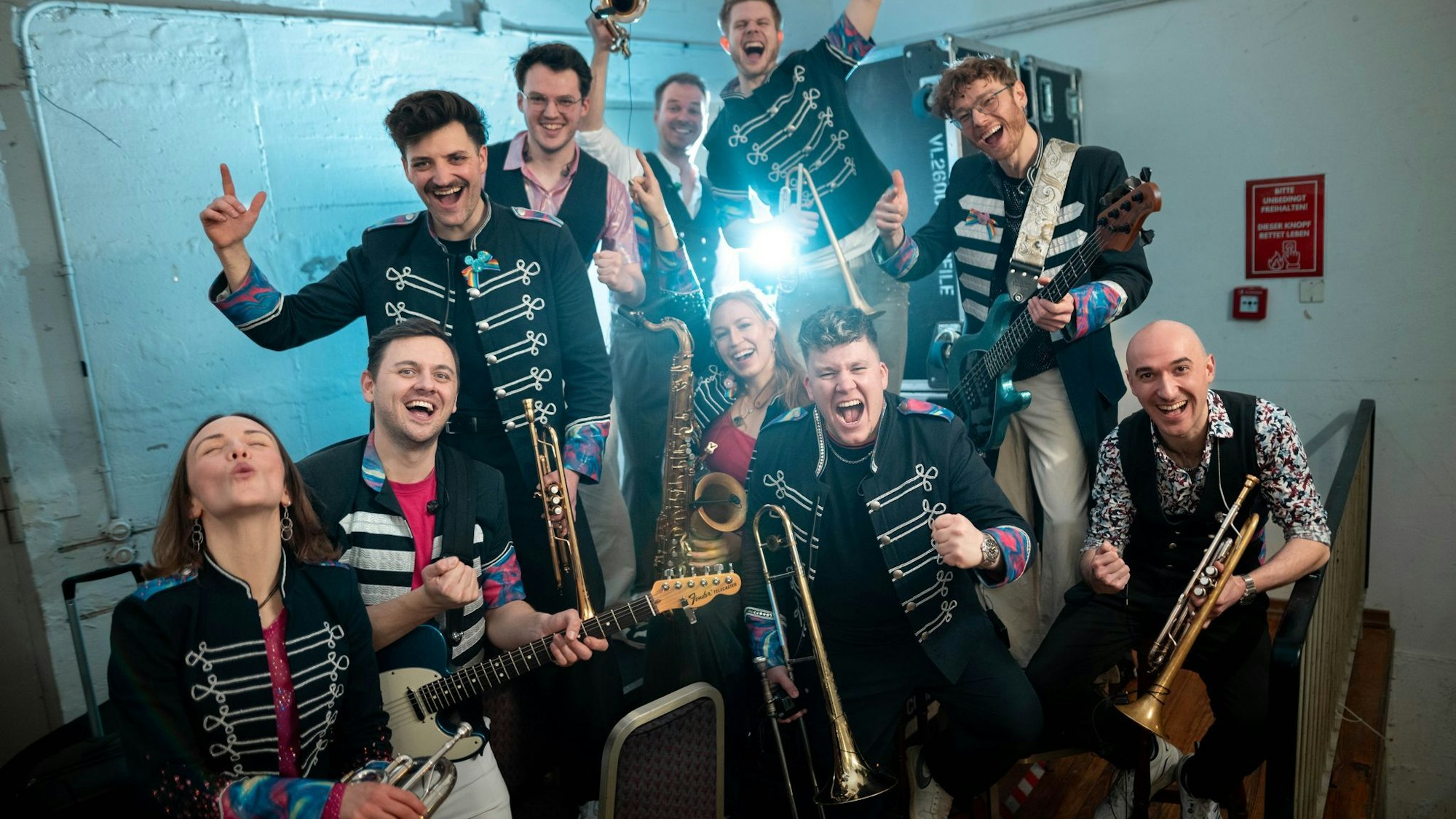 Hat's auf Platz eins mit «Karnevalsmaus» geschafft: die Band Druckluft. (Archivbild)