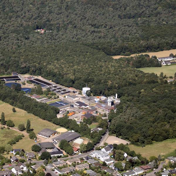 Die Kläranlage Beningsfeld ist auf dem Foto zu sehen