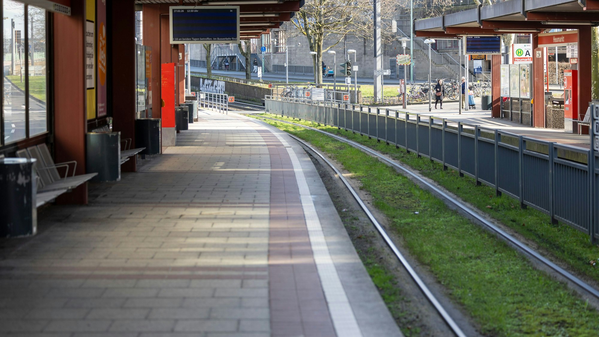 KVB-Gleise am Heumarkt