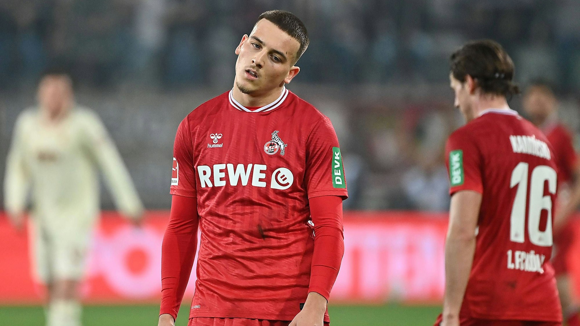Sinnbild für die Enttäuschung im Lager des 1. FC Köln: Said El Mala, der angeschlagen nur 30 Minuten spielen konnte.