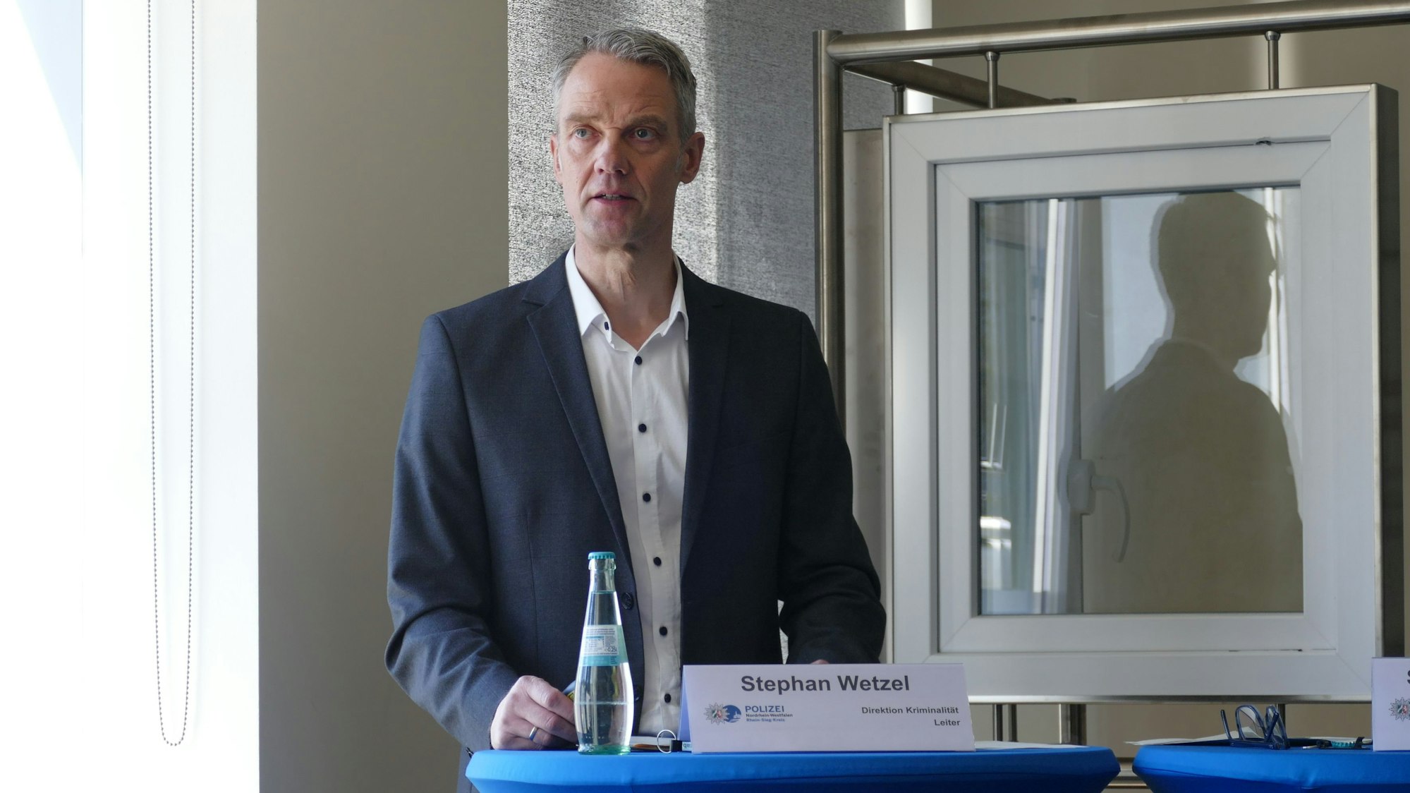 Stephan Wetzel, Leiter der Direktion Kriminalität, stellte die Zahlen aus dem vergangenen Jahr vor.