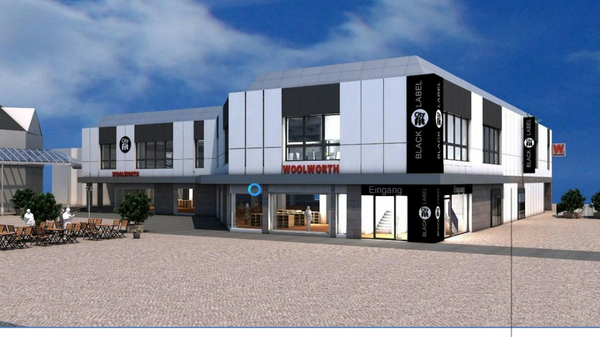 Eine Woolworth-Filiale und ein City Fit Club beziehen das C&A-Gebäude am Brauhof in der Siegburger Innenstadt