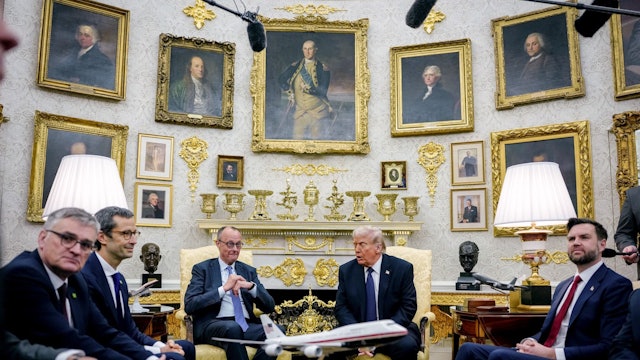 US-Präsident Donald Trump empfängt Bundeskanzler Friedrich Merz (CDU) im Weißen Haus