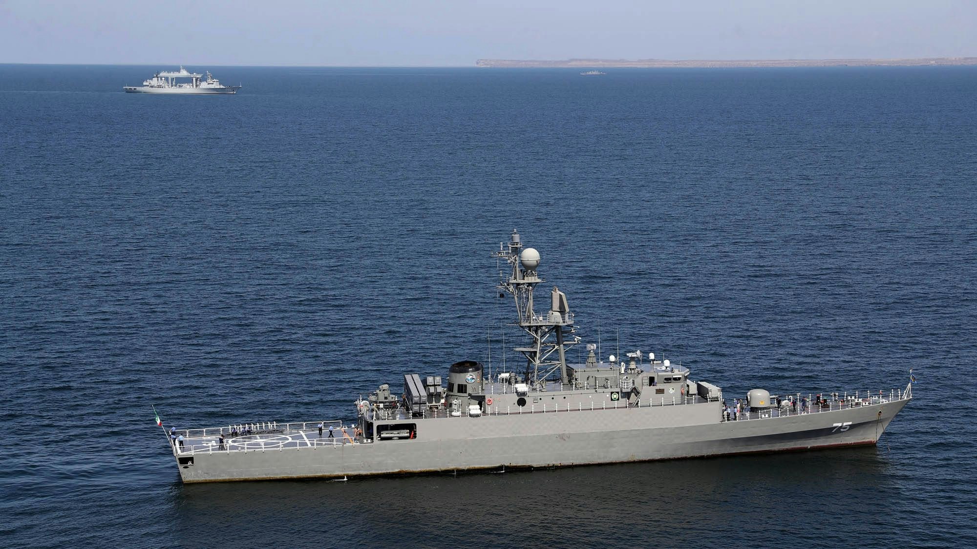 Die iranische Fregatte „Dena“ wurde im Indischen Ozean versenkt. (Archivbild)