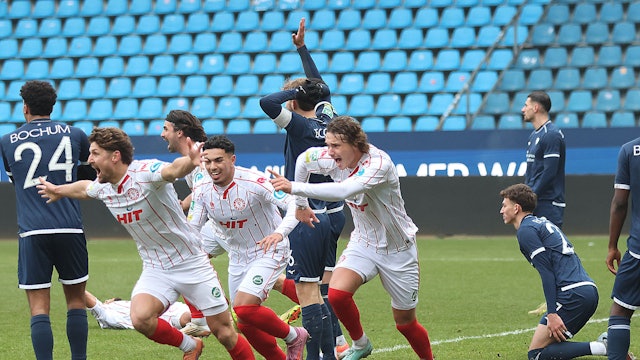 Regionalliga West: VfL Bochum U21 - SC Fortuna Koeln ** NUR FÜR REDAKTIONELLE ZWECKE ** EDITORIAL USE ONLY **Fussball Regionalliga West 19.Spieltag Sonntag 25.01.2026 Ort: Vonovia Ruhrstadion Bochum VfL Bochum II - SC Fortuna Koeln Im Bild links Enzo Wirtz (Fortuna Koeln) feiert seinen treffer Deutschland Bochum Copyright: StefanxRittershaus *** Regionalliga West VfL Bochum U21 SC Fortuna Koeln FOR EDITORIAL PURPOSES ONLY p Soccer Regionalliga West 19 Matchday Sunday 25 01 2026 Location Vonovia Ruhrstadion Bochum VfL Bochum II SC Fortuna Koeln Pictured left Enzo Wirtz Fortuna Koeln celebrates his goal Germany Bochum Copyright StefanxRittershaus Copyright: StefanxRittershaus doc84ae8eid12pb7pgtvpx ,EDITORIAL USE ONLY