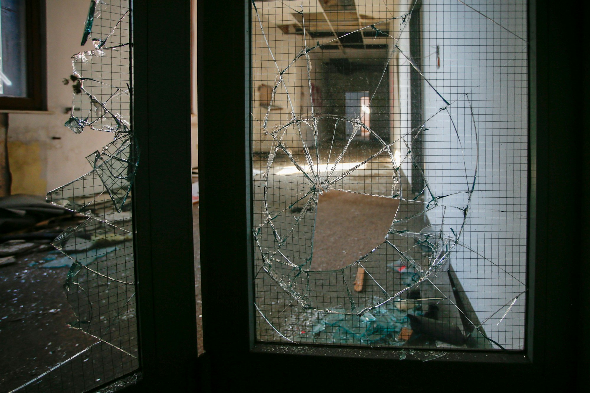 Vandalismus im Deutzer Zentralwerk der Schönen Künste.