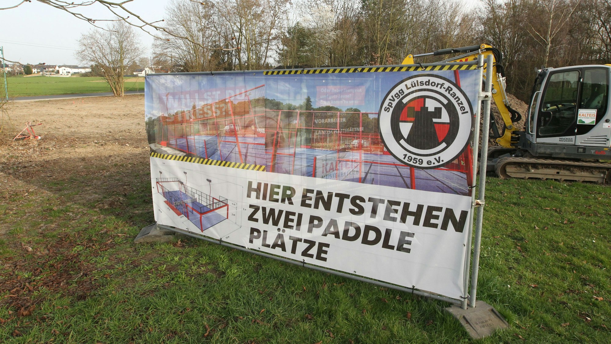 Foto von dem Bauzaun.