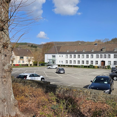 Blick auf den Marienplatz mit dem Amtsgericht.