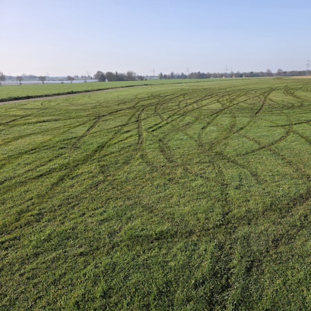 Dieser Anblick bot sich den Mitgliedern des Modellflugvereins Ikarus Elsdorf nach dem Wochenende.