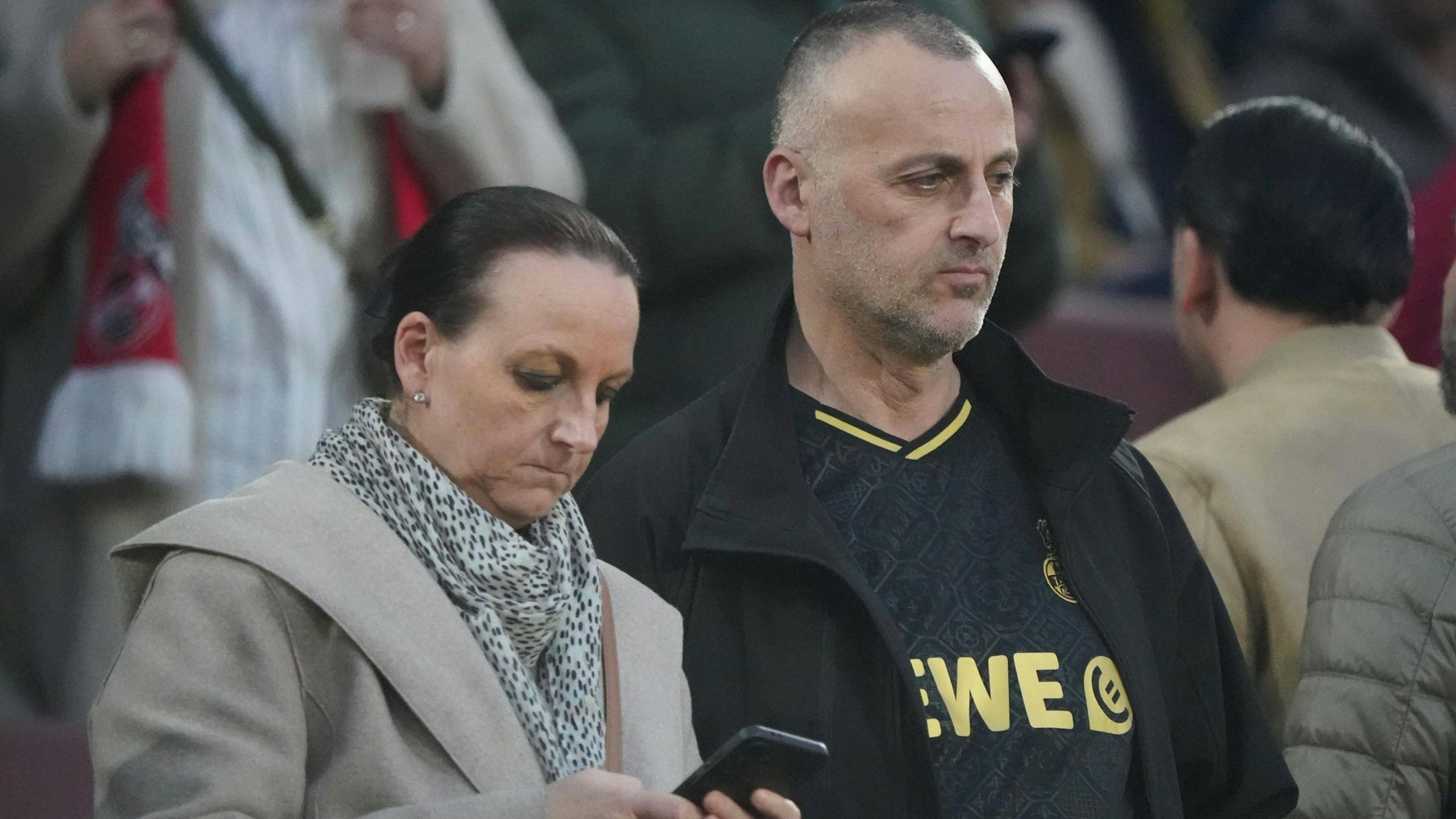 Fussball, 1.BL saison 2025/2026 1.FC Köln vs Borussia Dortmund , 07.03.2026, Rheinenergiestadion Köln, Vater und Mutter von Said El Mala, FC Köln, *** Football, 1 BL season 2025 2026 1 FC Köln vs Borussia Dortmund , 07 03 2026, Rheinenergiestadion Köln, father and mother of Said El Mala, FC Köln,