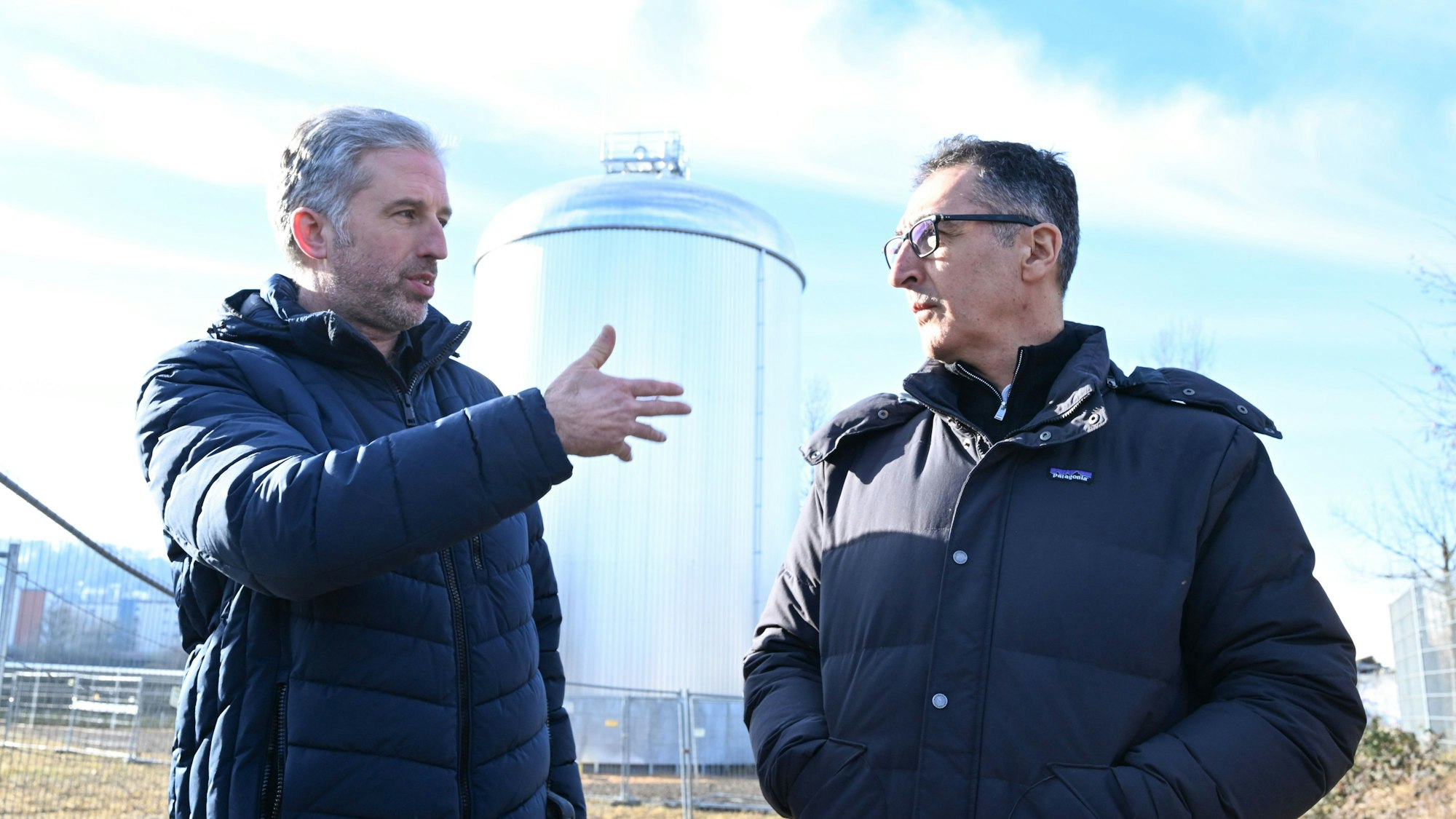 Der Tübinger Oberbürgermeister Boris Palmer (parteilos, l.) und Cem Özdemir, (Bündnis 90/Die Grünen) im Januar