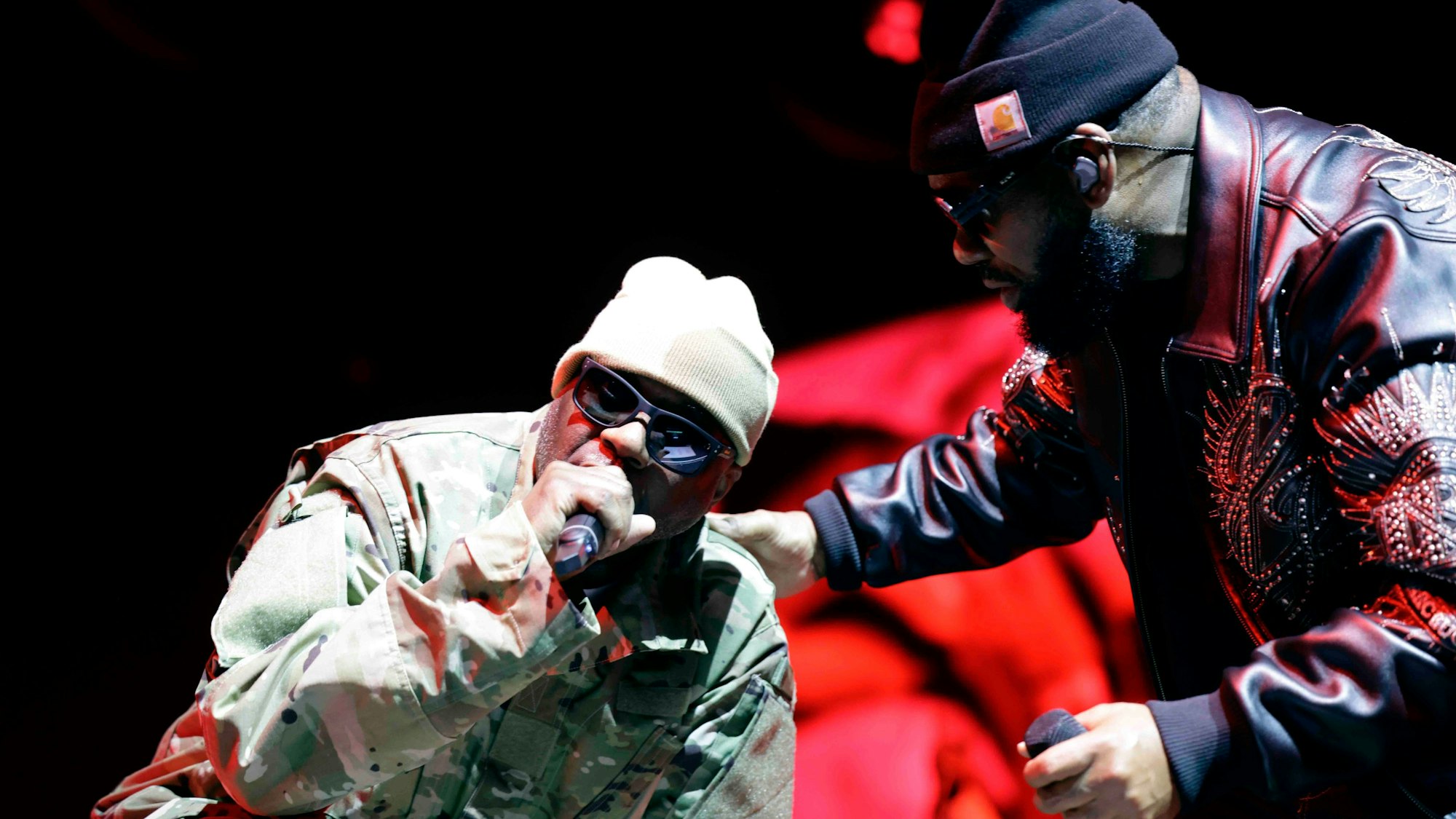 Masta Killa (l.) und Raekwon vom Wu-Tang Clan.