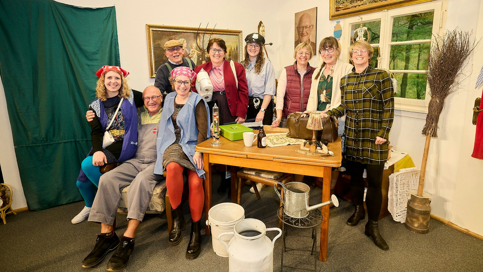 Gute Laune steht auf dem Programm, wenn die Theatergruppe Scheuren „Das Mumien-Trödel-Trauma“ aufführt.