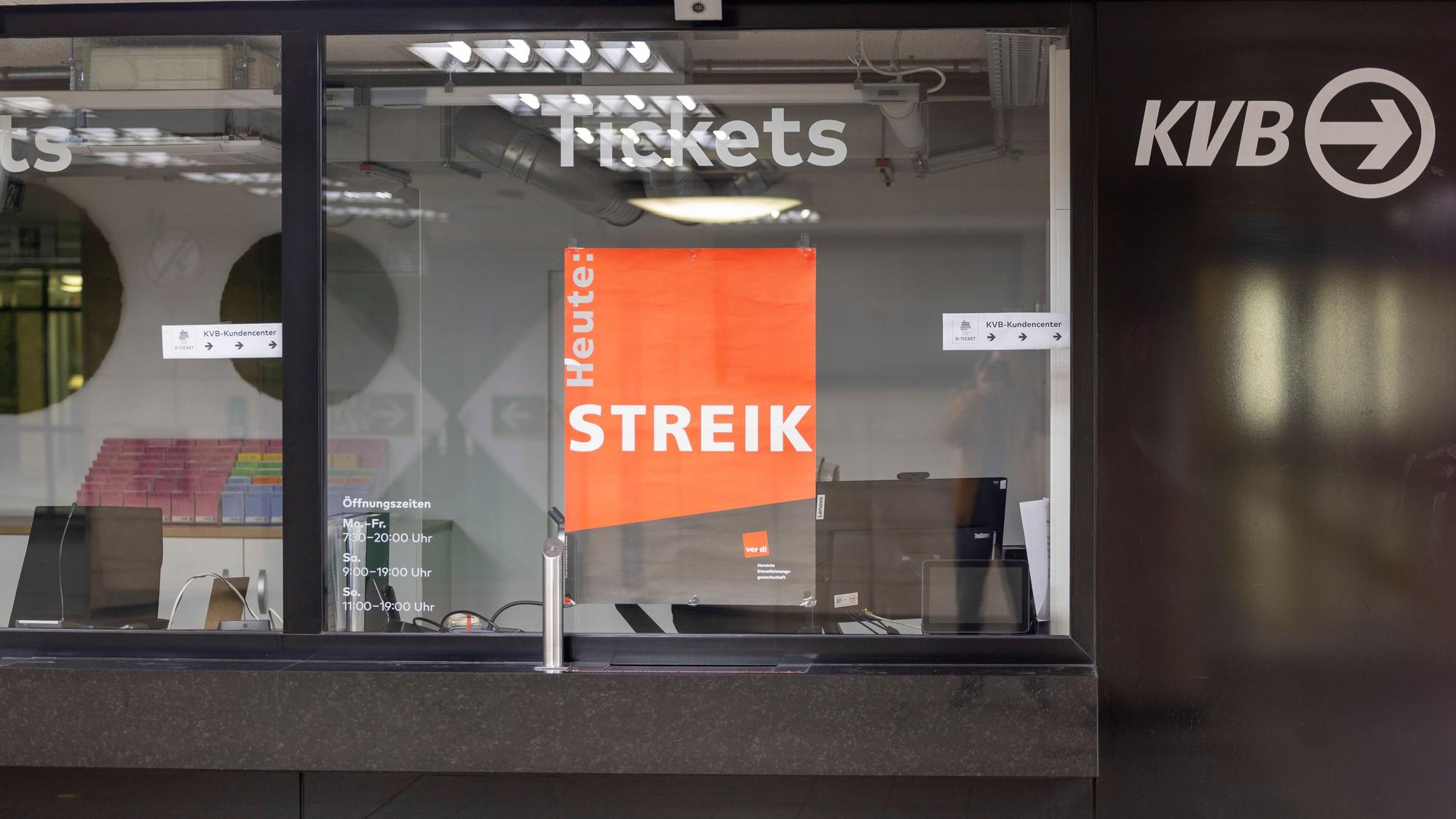 Am Montag und Dienstag streiken die Beschäftigten der Kölner Verkehrs-Betriebe erneut.