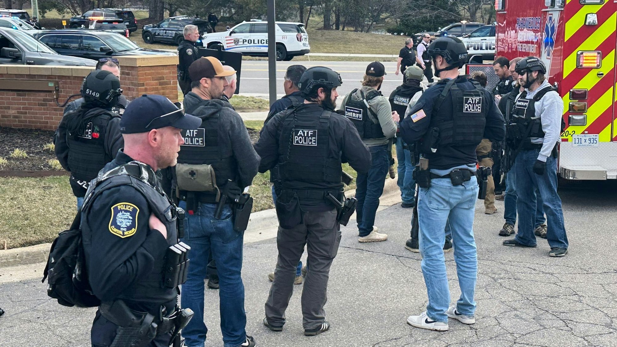 Großeinsatz bei einer Synagoge in Michigan.