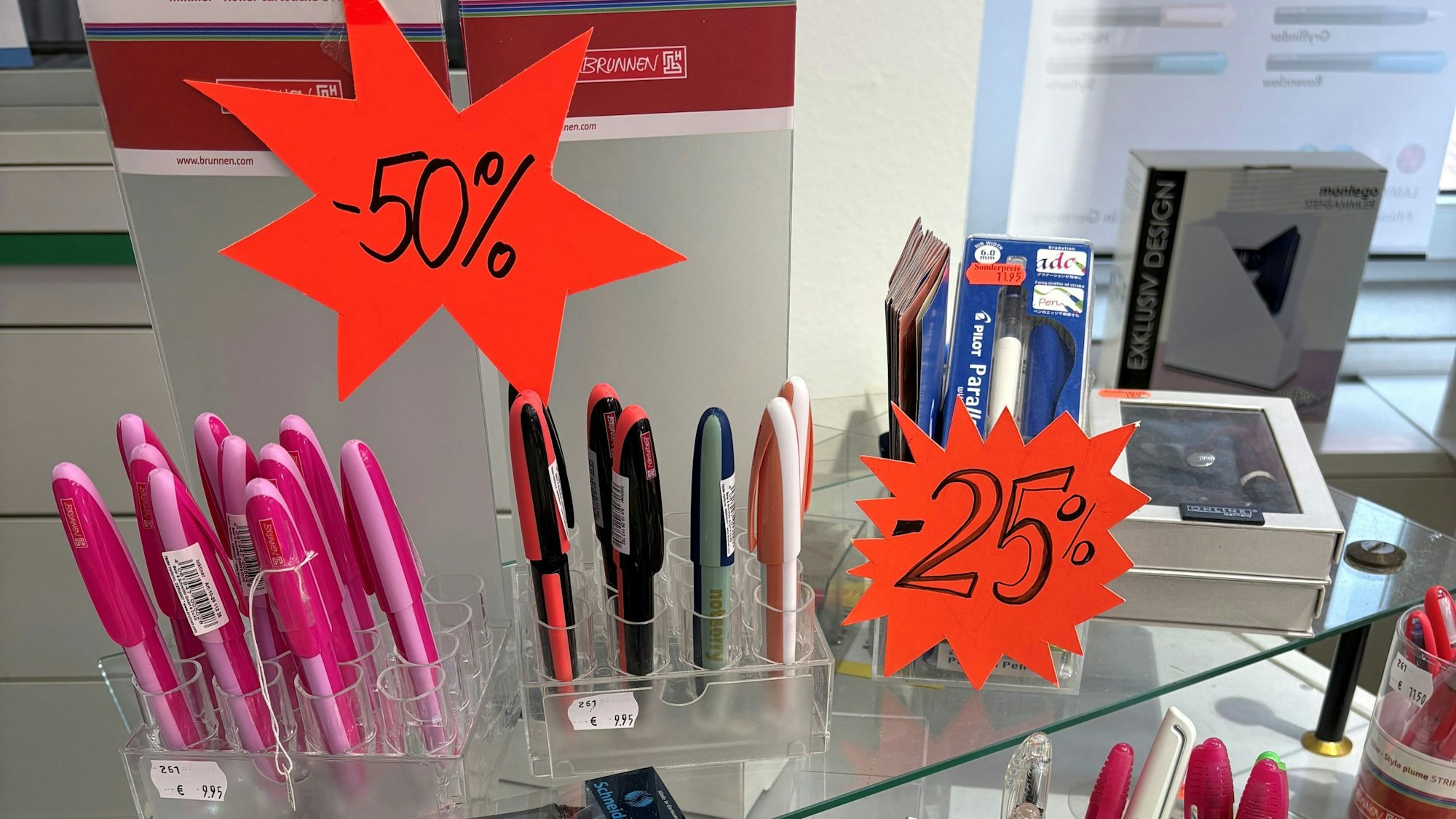 Im Räumungsverkauf gibt es bis zu 50 Prozent Rabatt.