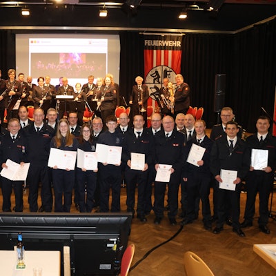 Jahresdienstbesprechung Fw Bergneustadt, Die Geehrten