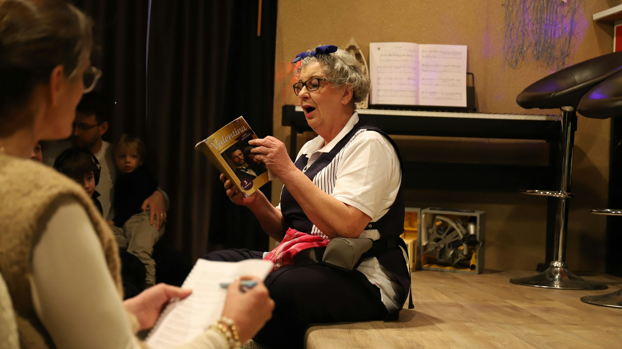 Martina Clauß alias Erna Kowalsky benötigte die Souffleuse Sonja Hebold nicht.