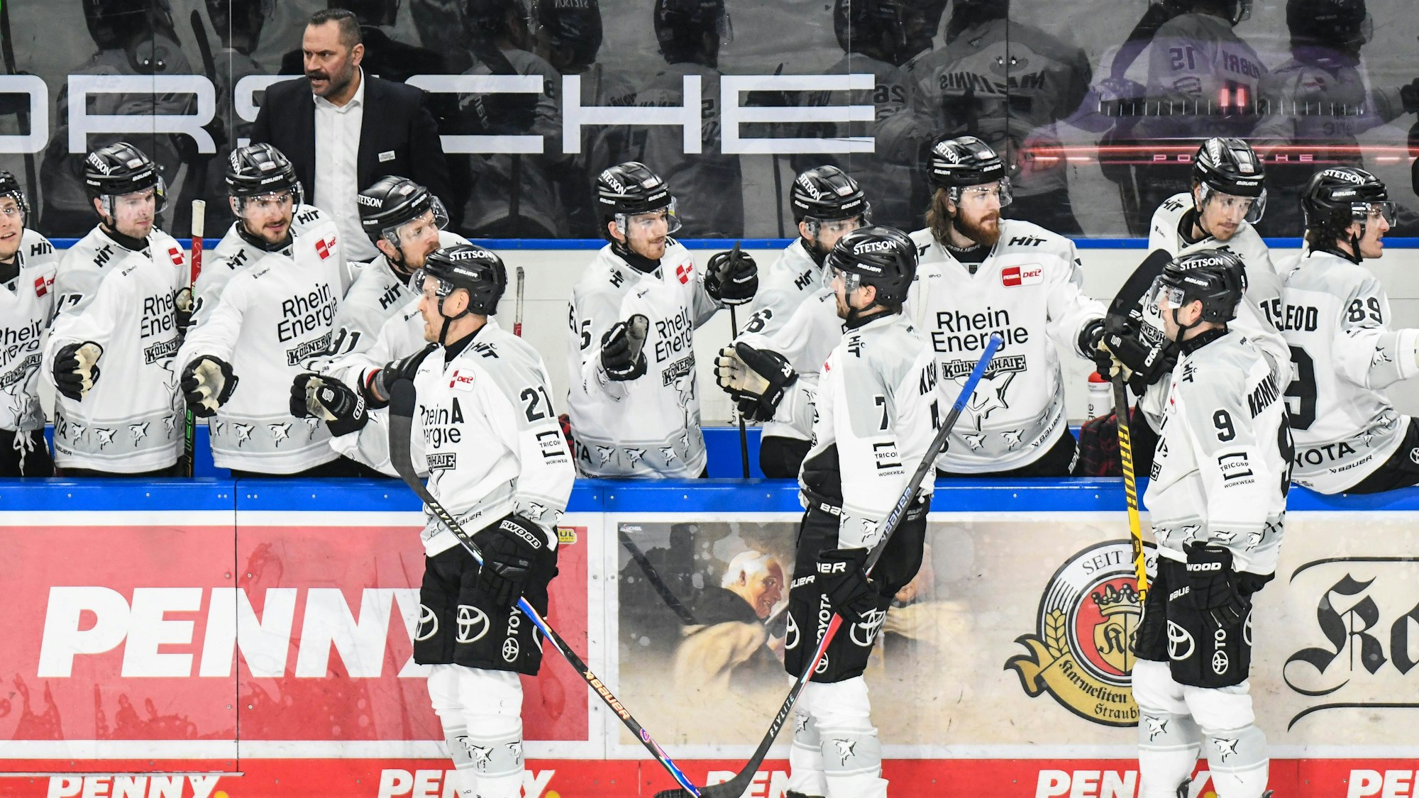 Der starke Zusammenhalt zeichnet die Kölner Haie in dieser Saison bislang aus.